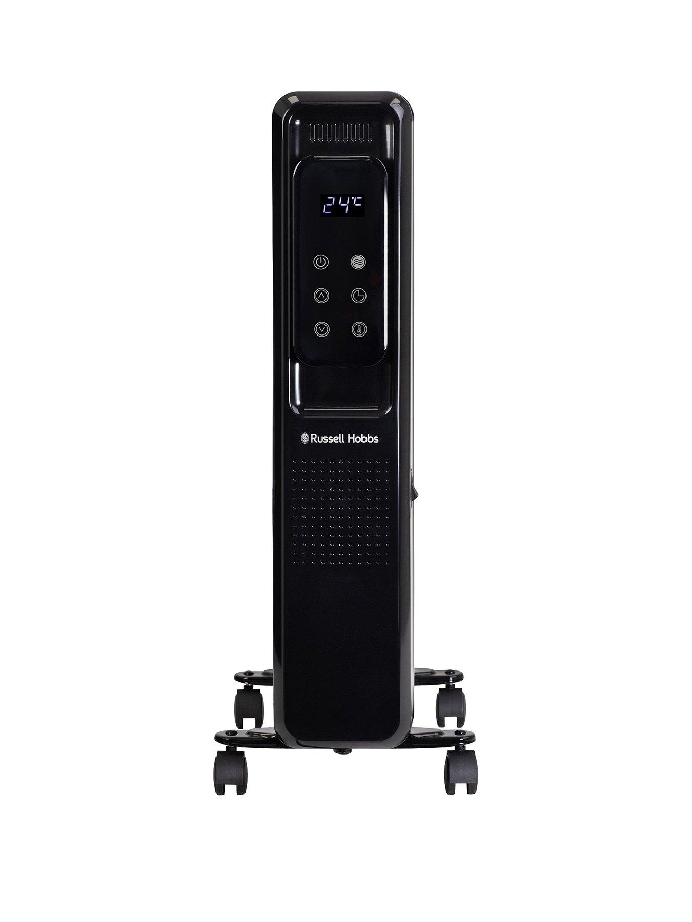 Russell Hobbs 2.5kW Digital Touch Control 11-Fin Oil-Filled Radiator - Black