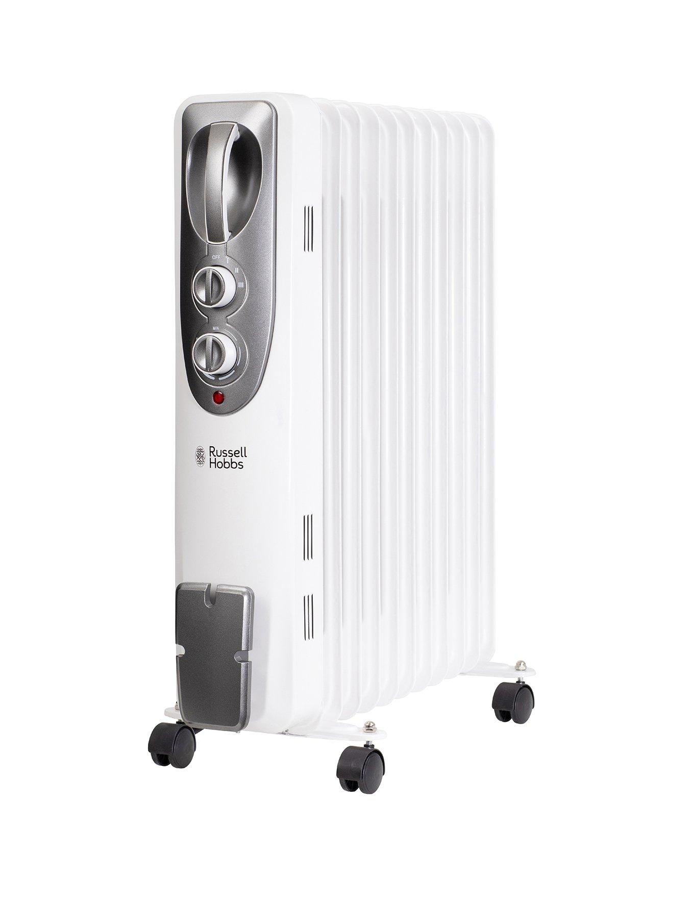Russell Hobbs 2.5kW 11-Fin Oil-Filled Radiator - White