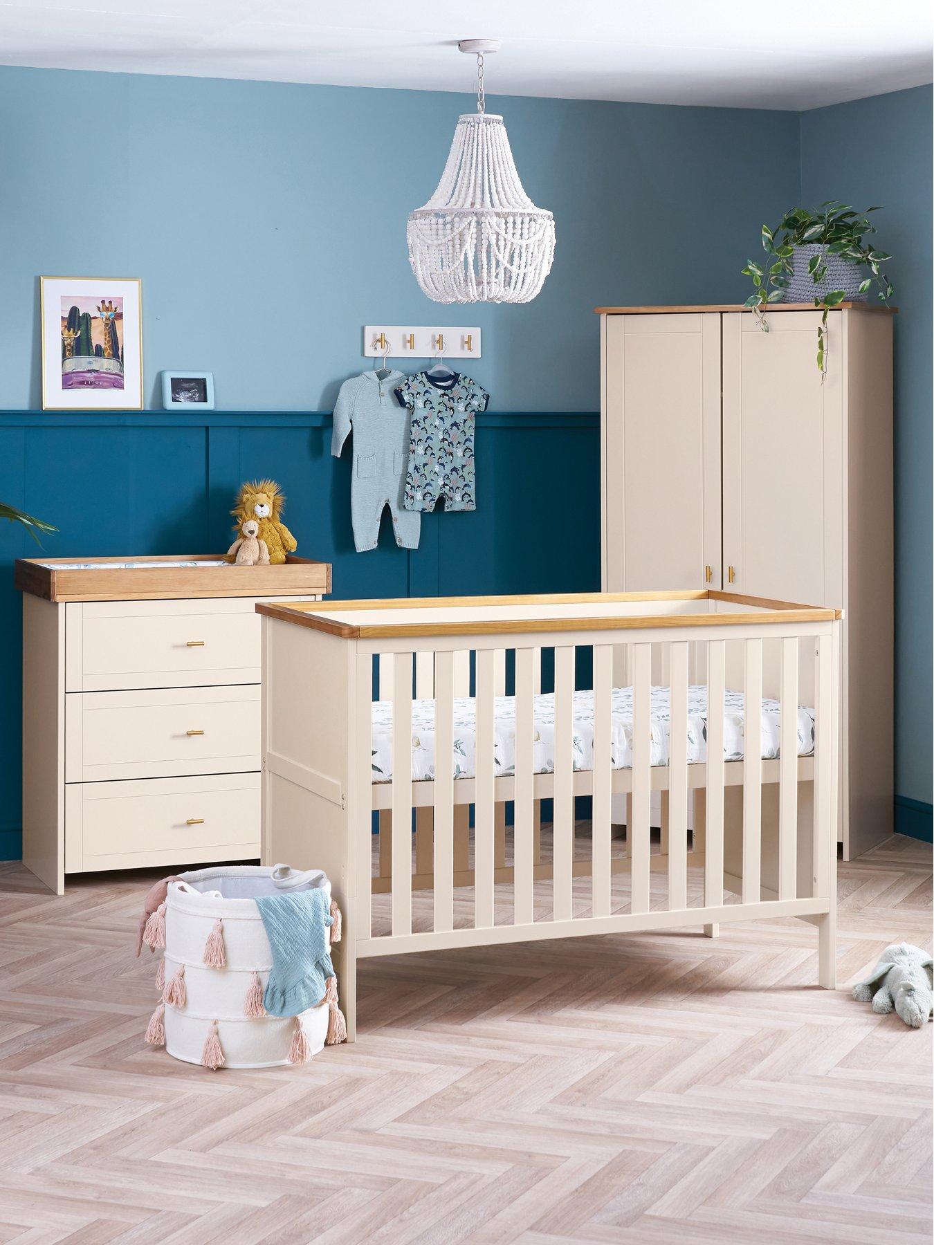 Image 1 of 6 of Obaby Evie Mini Cot Bed - Cashmere
