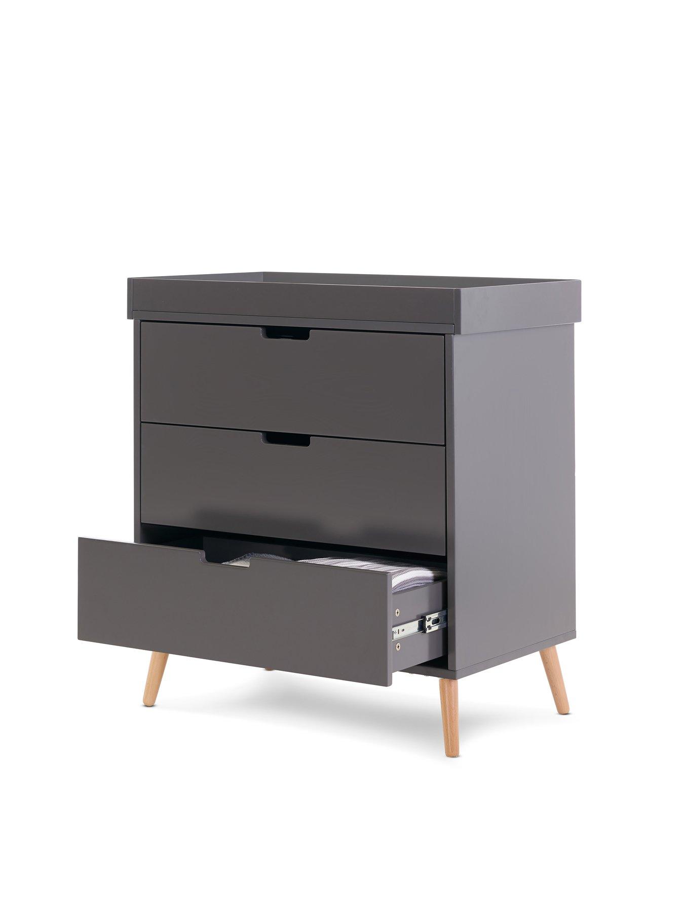 Image 7 of 7 of Obaby Maya Mini 2 Piece Room Set - Slate with Natural