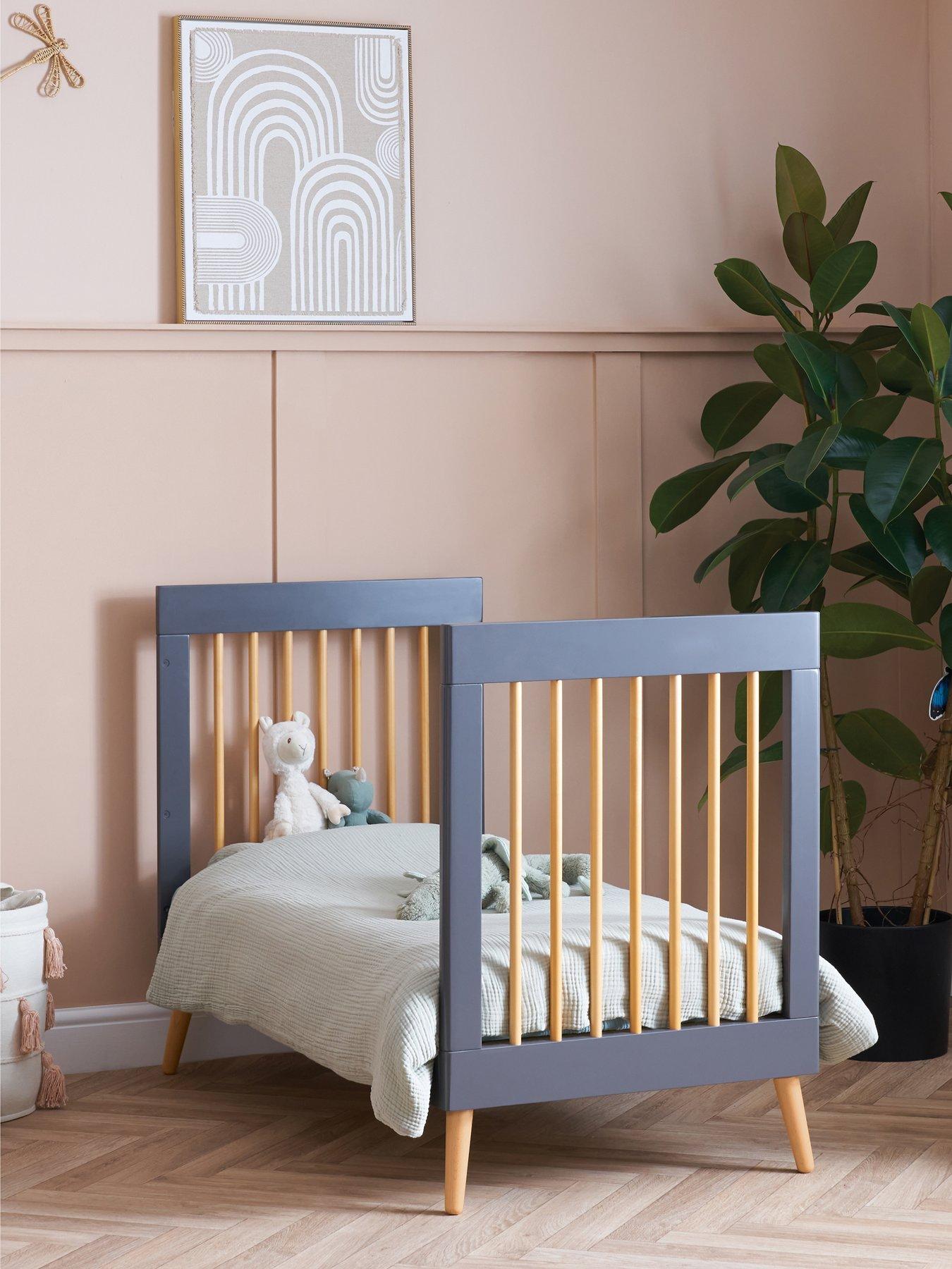 Image 4 of 7 of Obaby Maya Mini 3 Piece Room Set - Slate with Natural