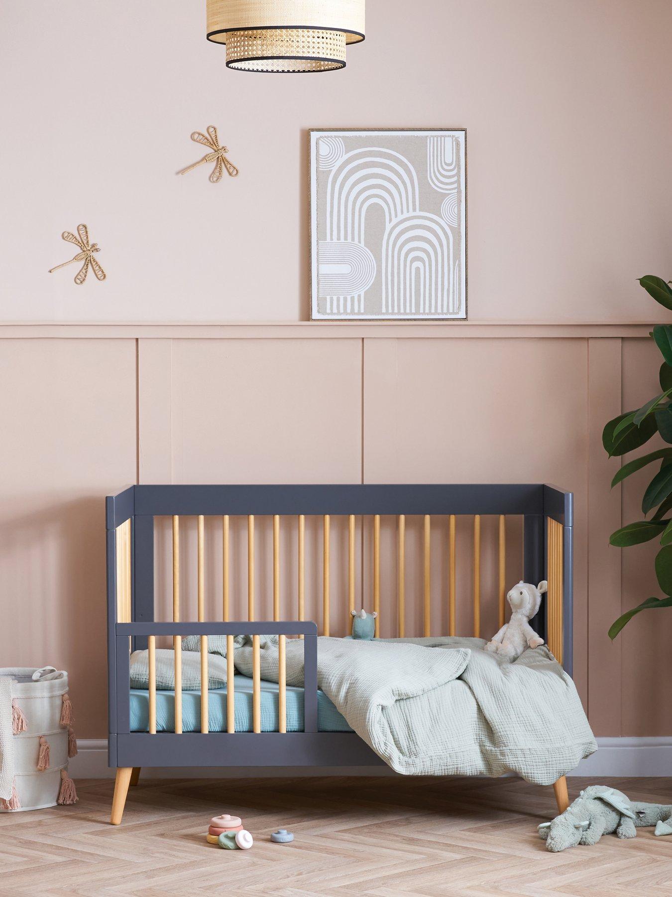 Image 6 of 7 of Obaby Maya Mini 3 Piece Room Set - Slate with Natural