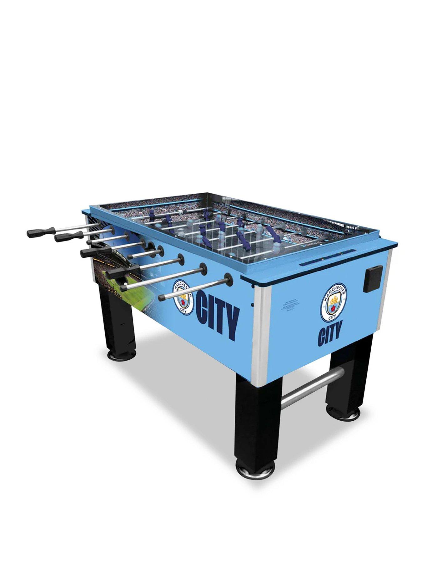 Product photograph of Manchester City 54 High Spec Football Table from very.co.uk