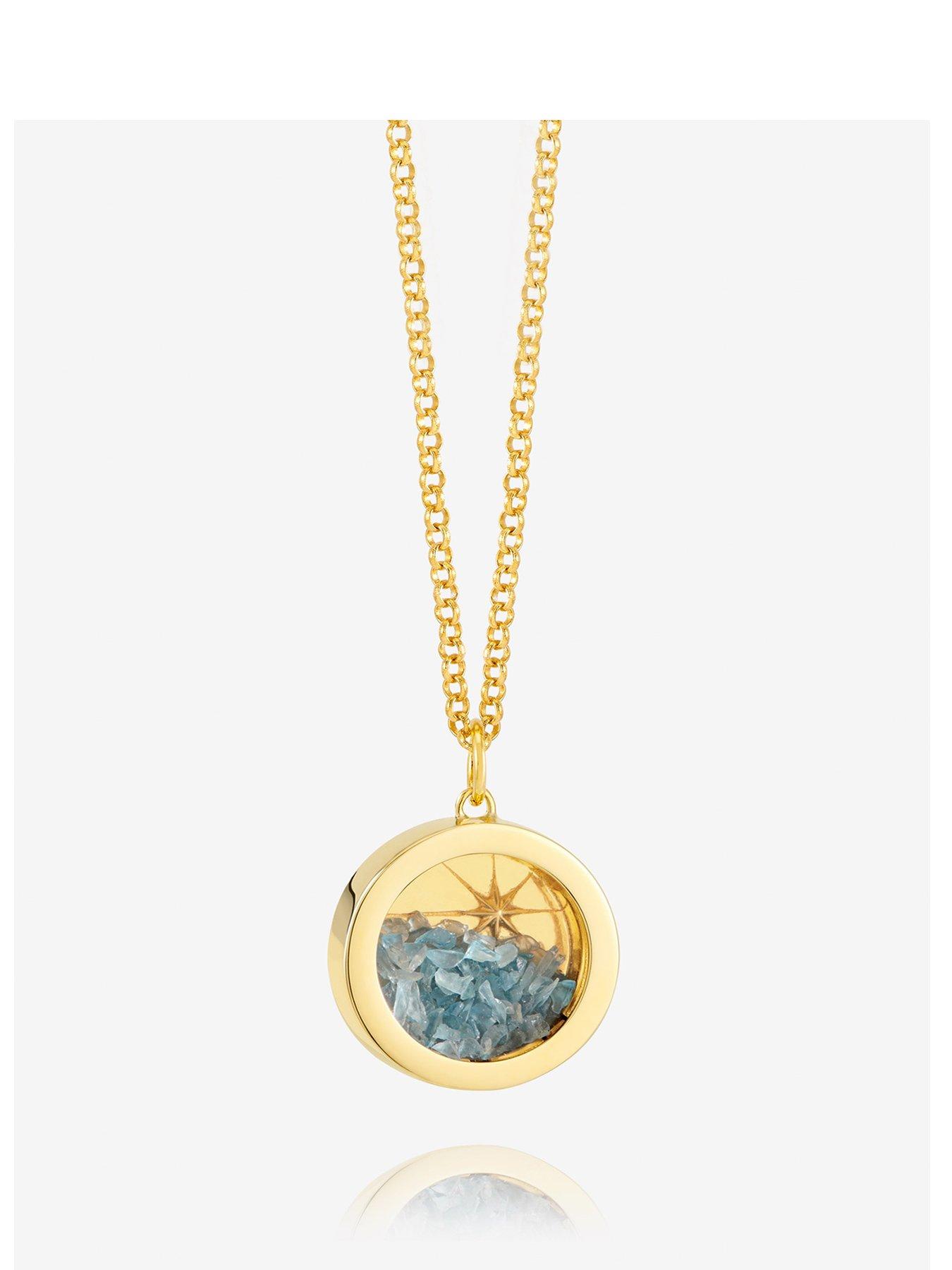 Product photograph of Rachel Jackson London North Star Amulet Necklace from very.co.uk