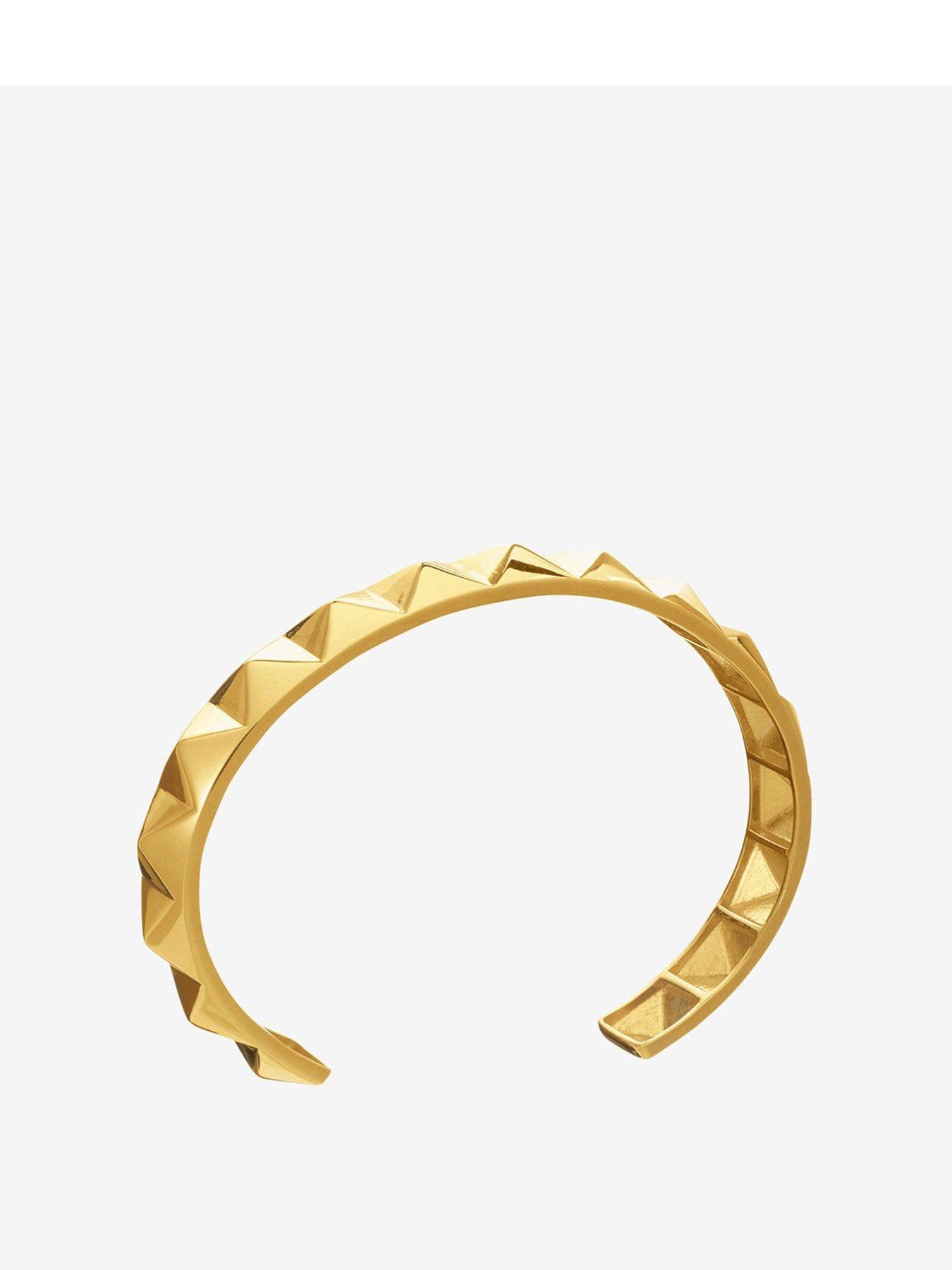 Product photograph of Rachel Jackson London Arrow Spike Bangle from very.co.uk