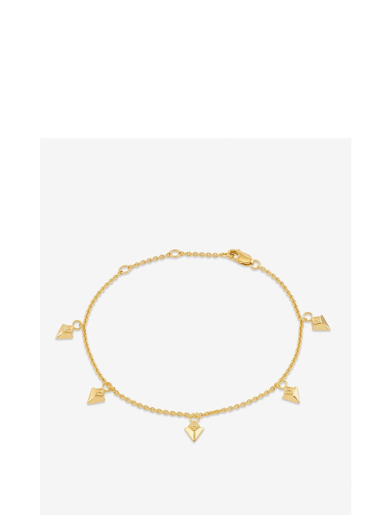 Product photograph of Rachel Jackson London Arrow Spike Bracelet from very.co.uk