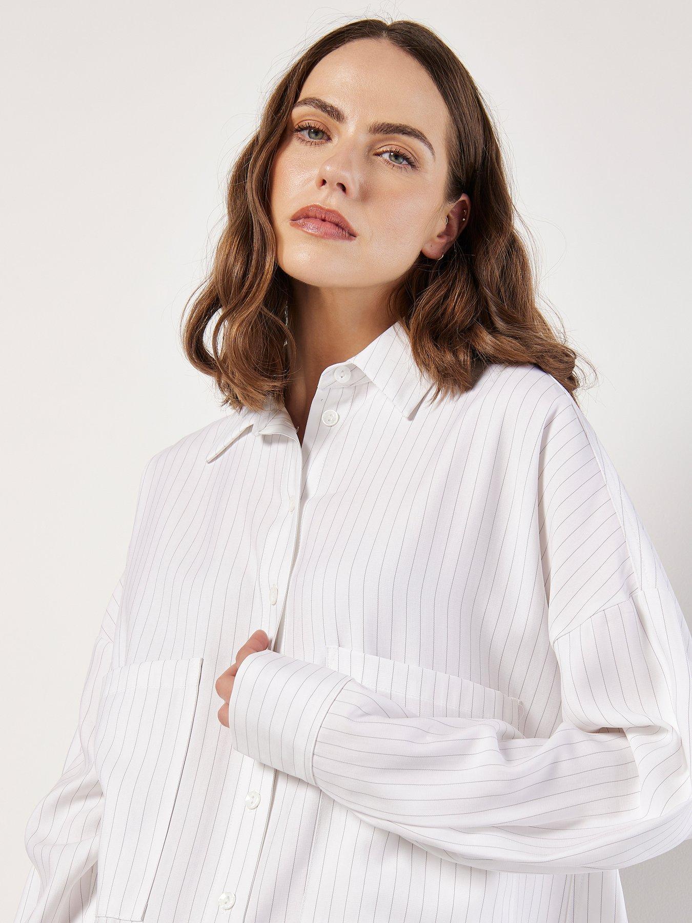 oversized white shirt dress uk Buy Women's White Dresses Online