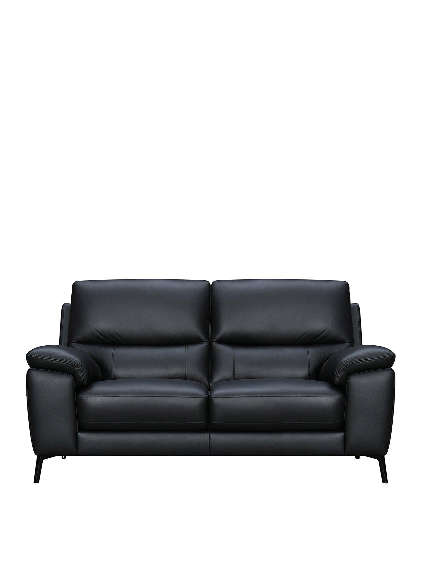 Image 2 of 7 of Very Home Lesta 2 Seater Leather Sofa
