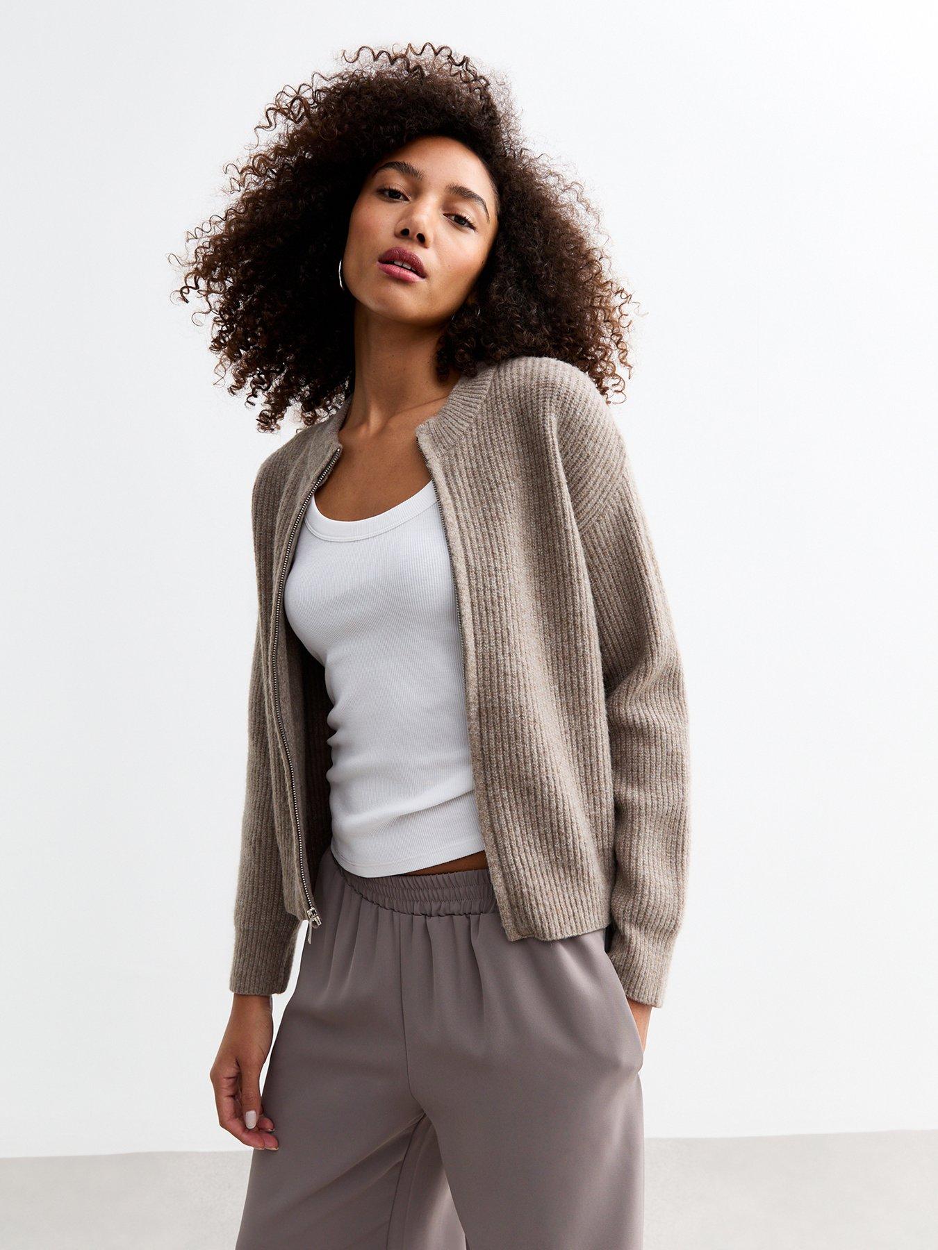 New look ribbed cardigan clearance