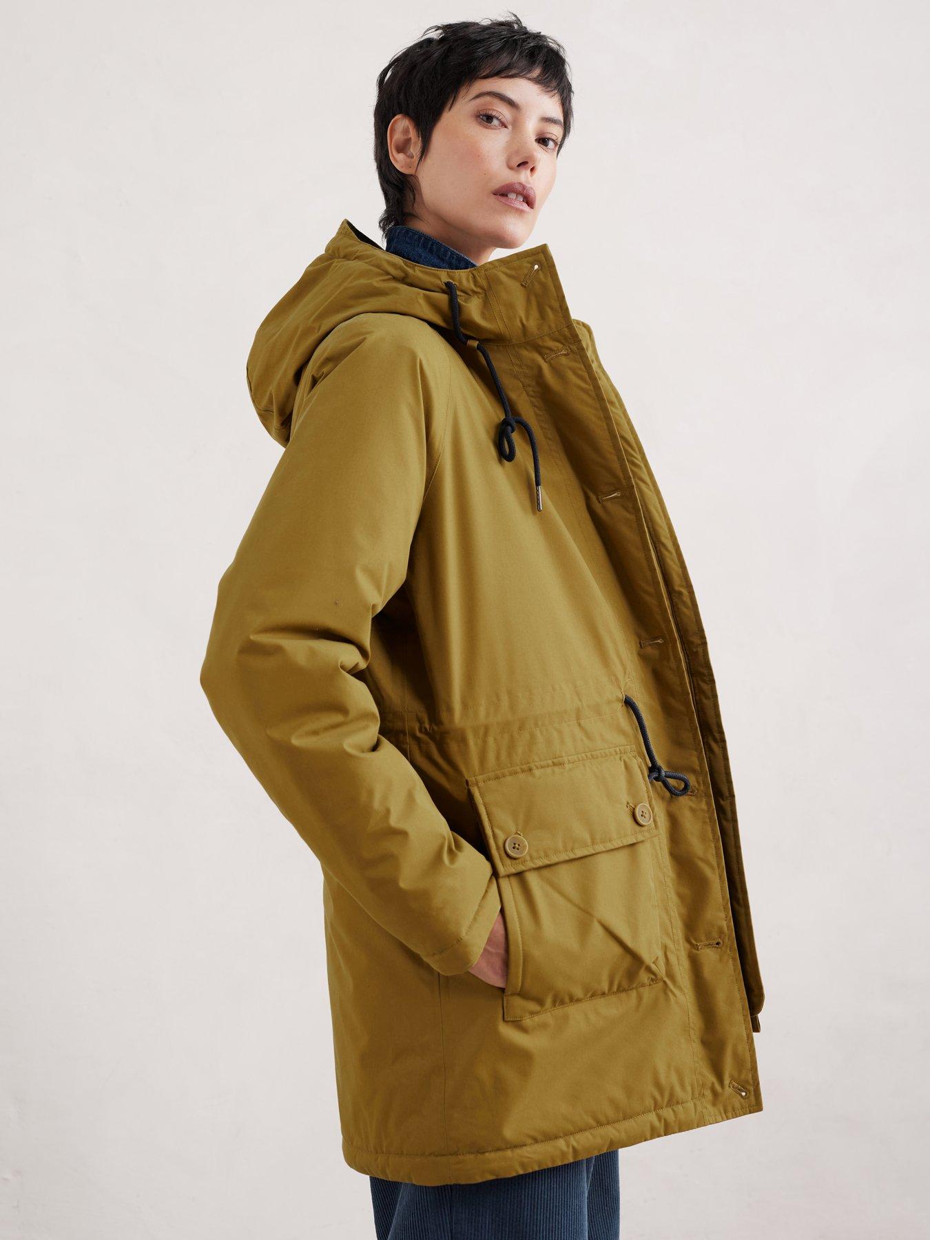 undefined Showerproof Longline Raincoat - Yellow