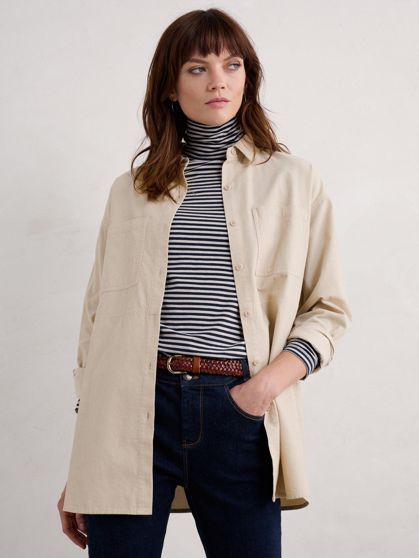 undefined Cream Button Up Shirt
