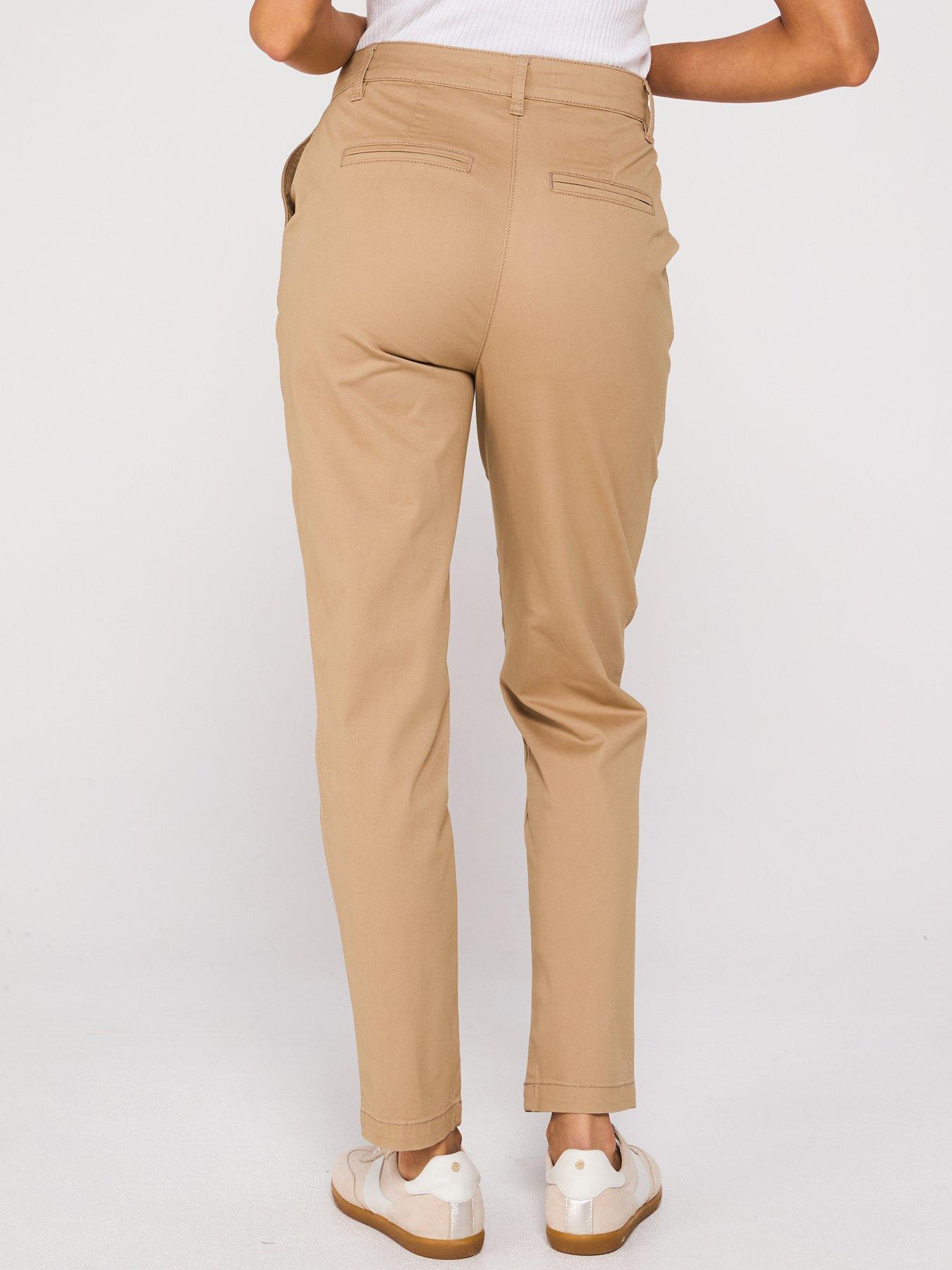 Image 2 of 6 of Everyday Girlfriend Chino Trousers - Stone
