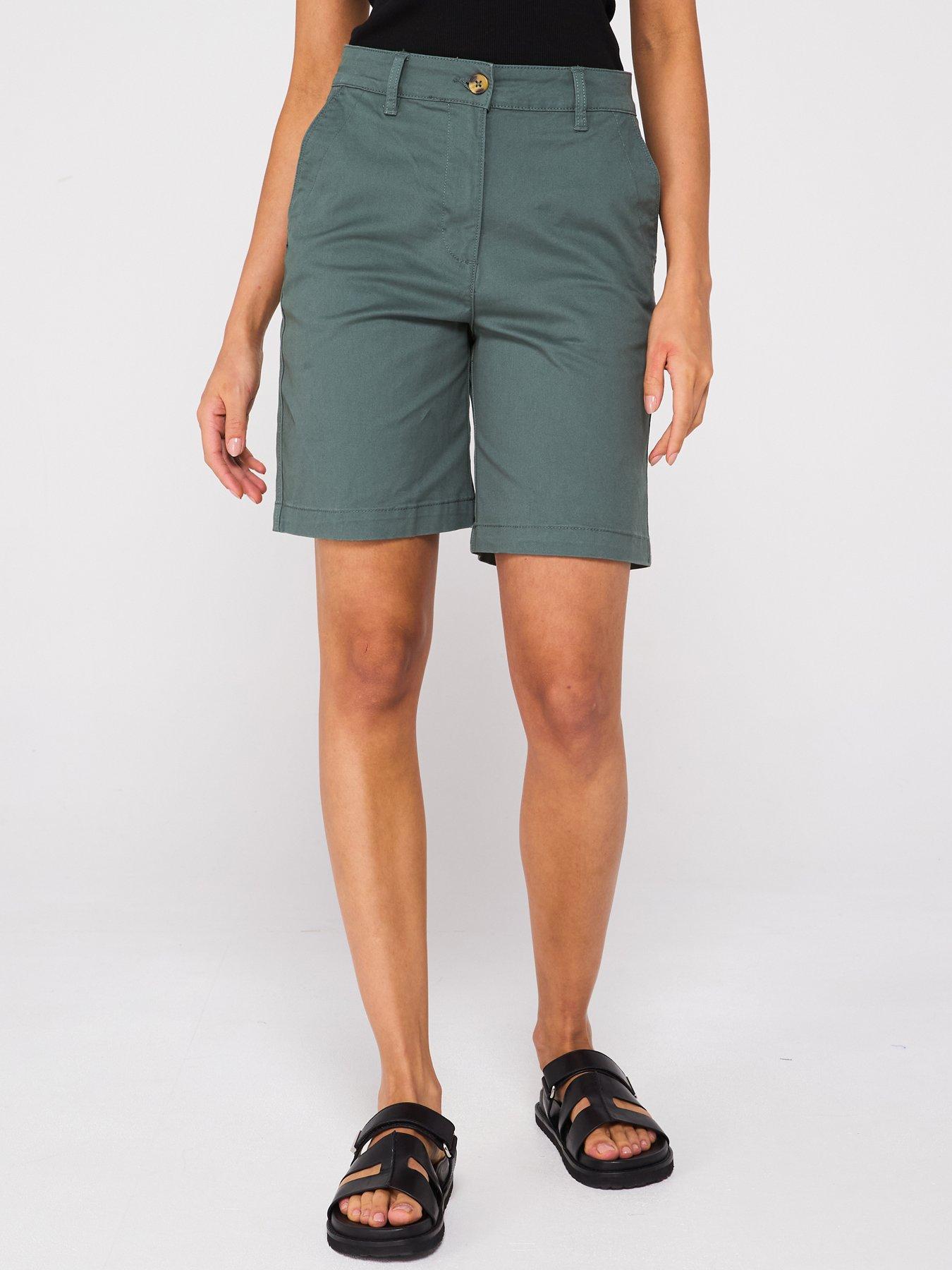 undefined Relaxed Chino Shorts - Khaki