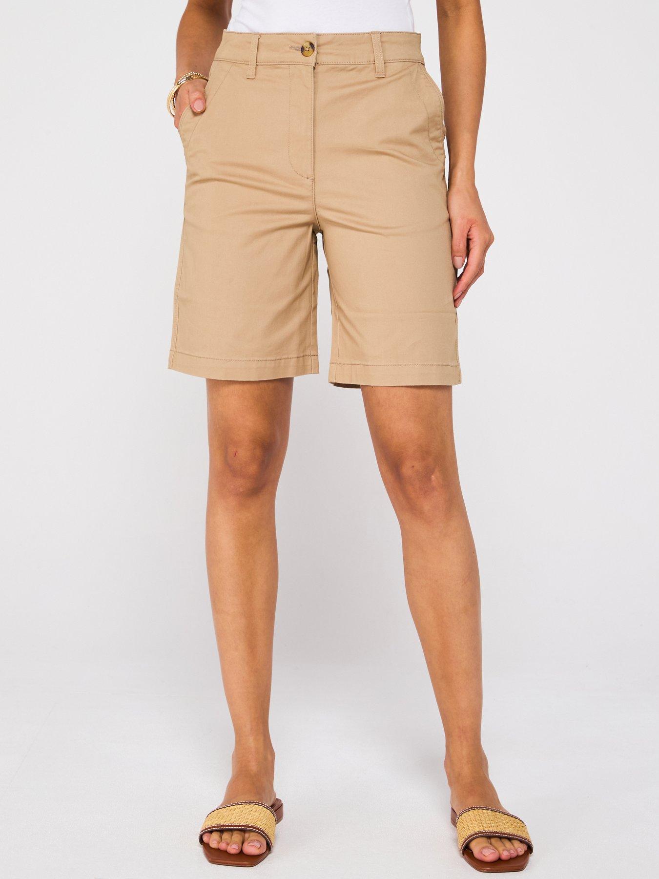 undefined Relaxed Chino Shorts - Stone