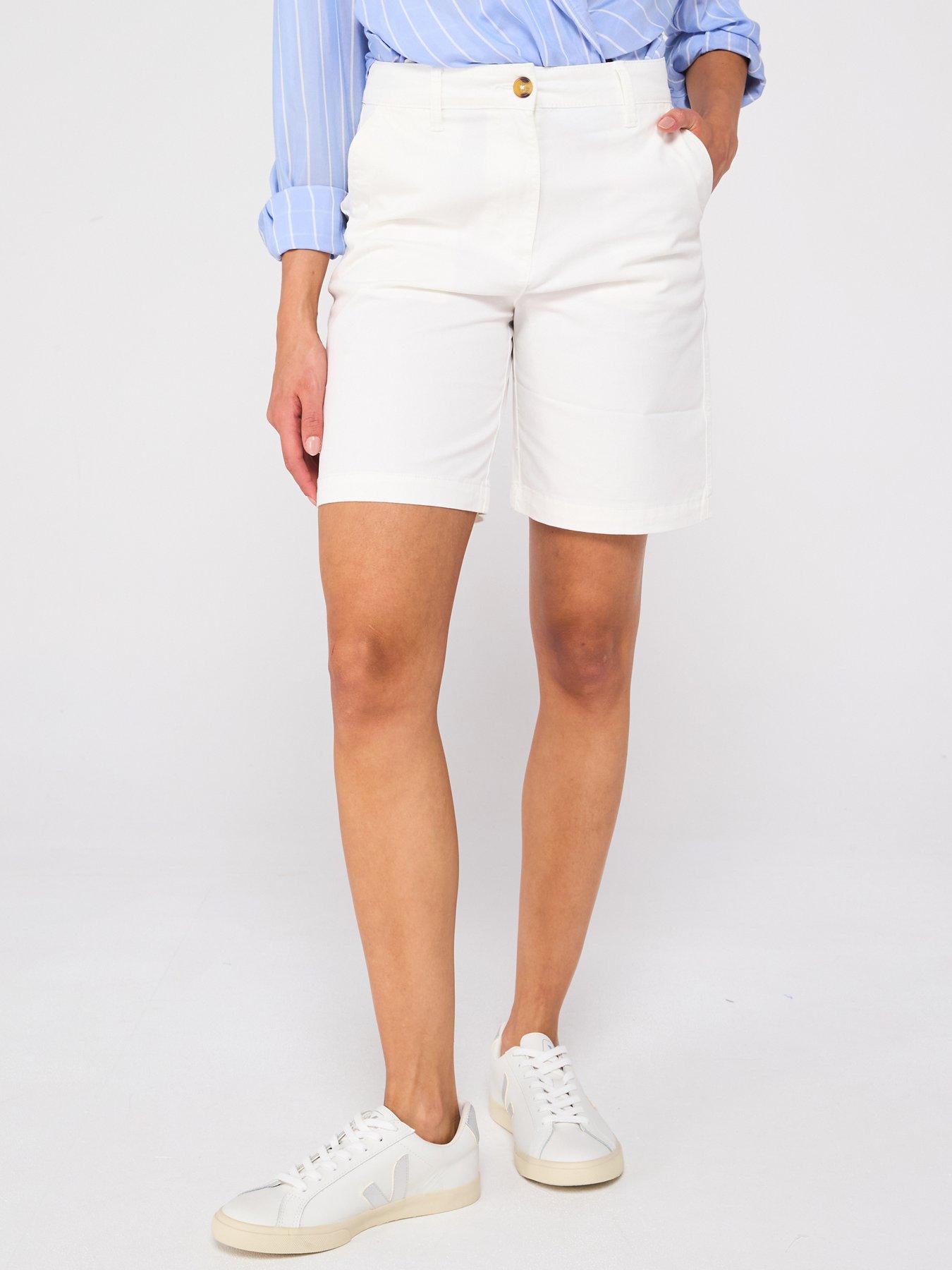 undefined Relaxed Chino Shorts - White