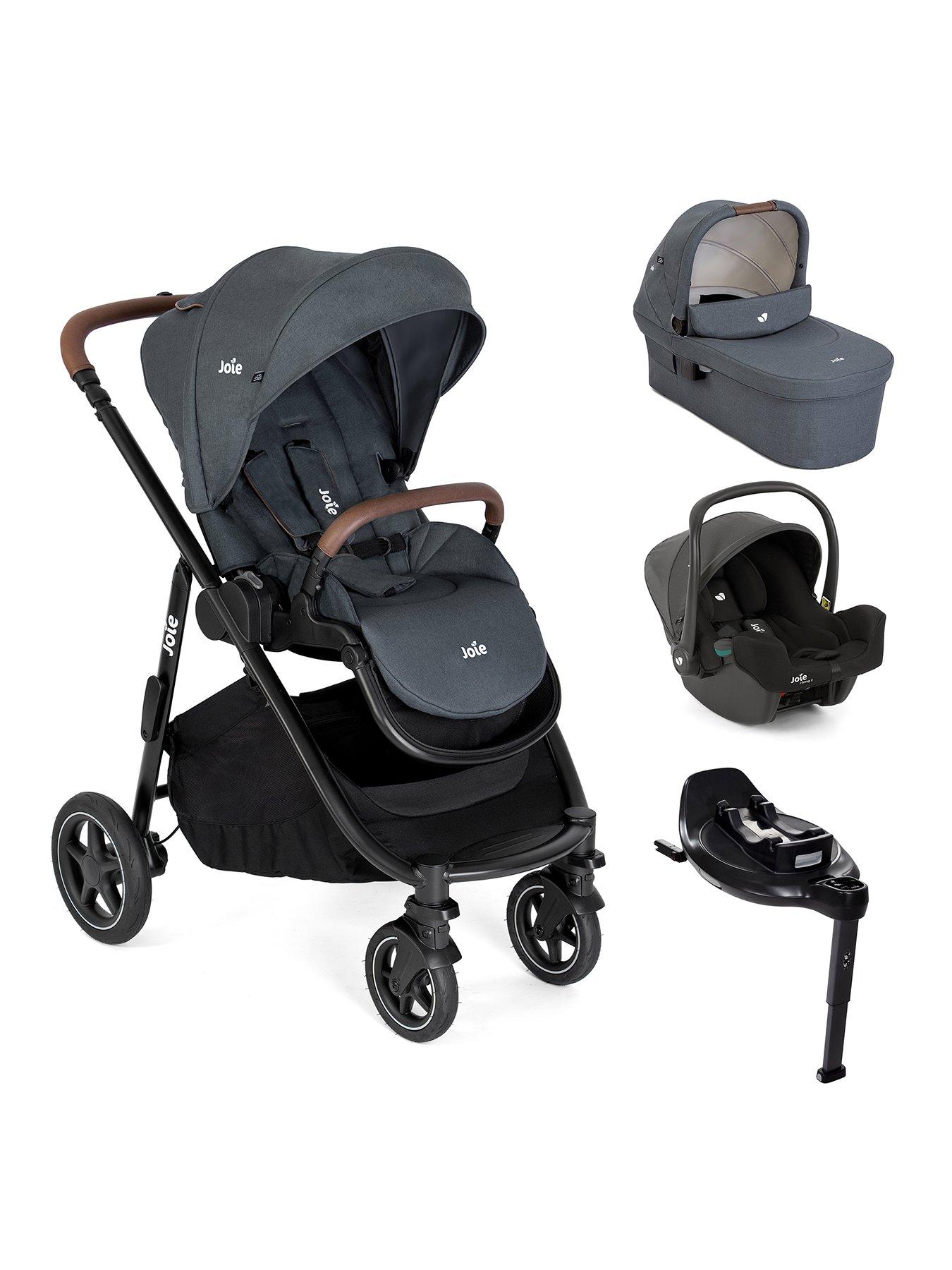 Joie Versatrax On the Go Encore Travel System Bundle - Moonlight
