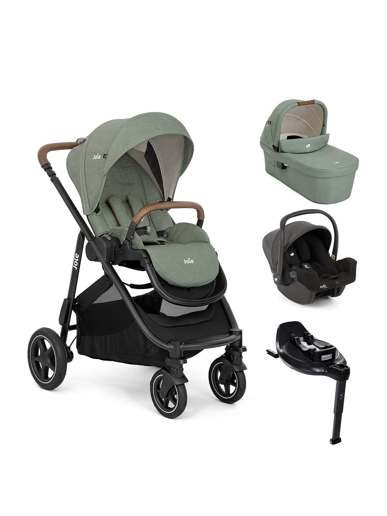 Image 1 of 7 of Joie Versatrax On the Go Encore Travel System&nbsp;Bundle - Laurel