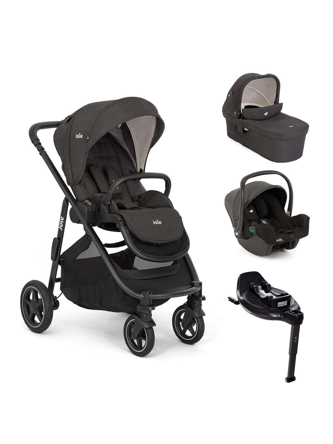 Joie Versatrax On the Go Encore Travel System Bundle - Shale