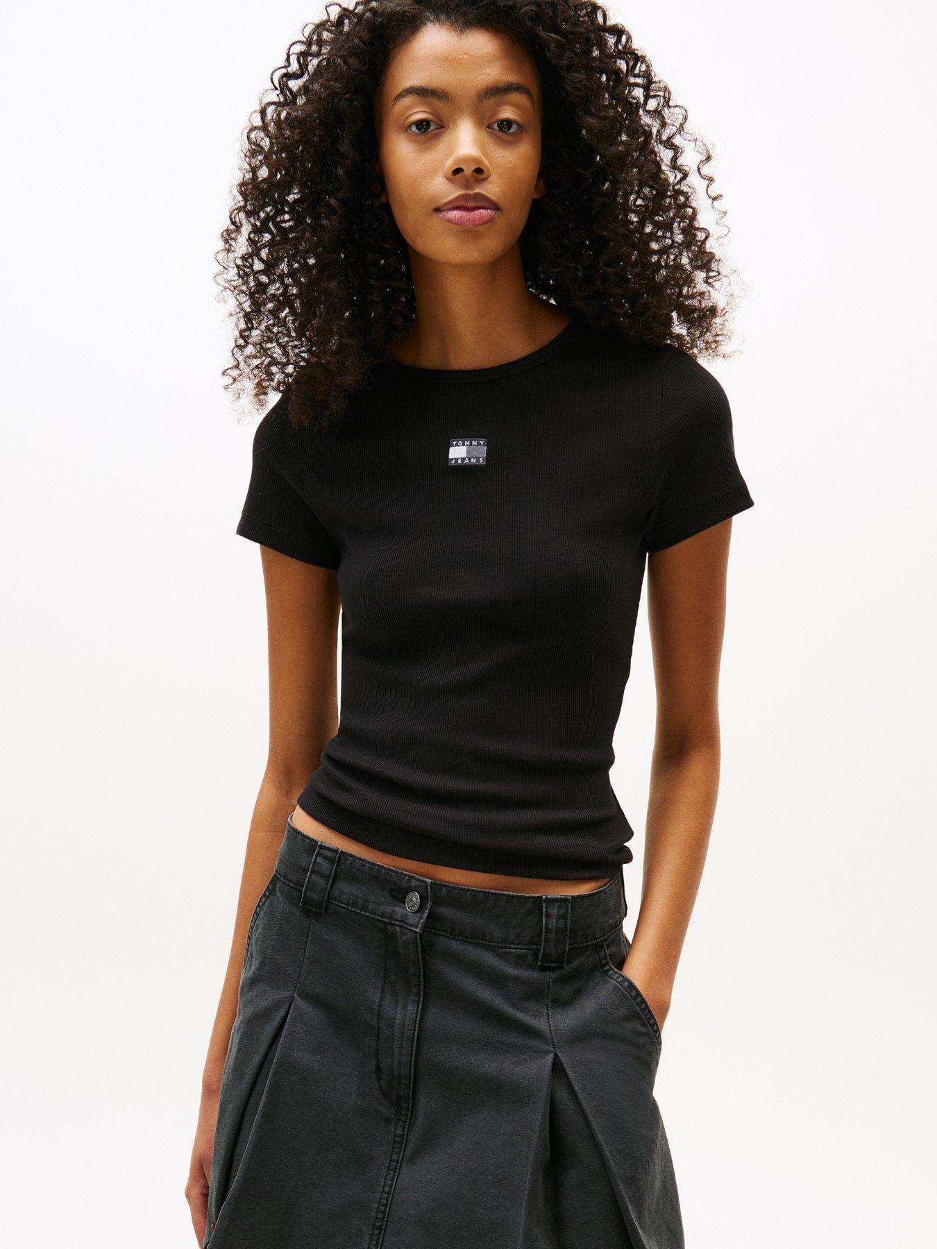 undefined Badge Logo T-Shirt - Black