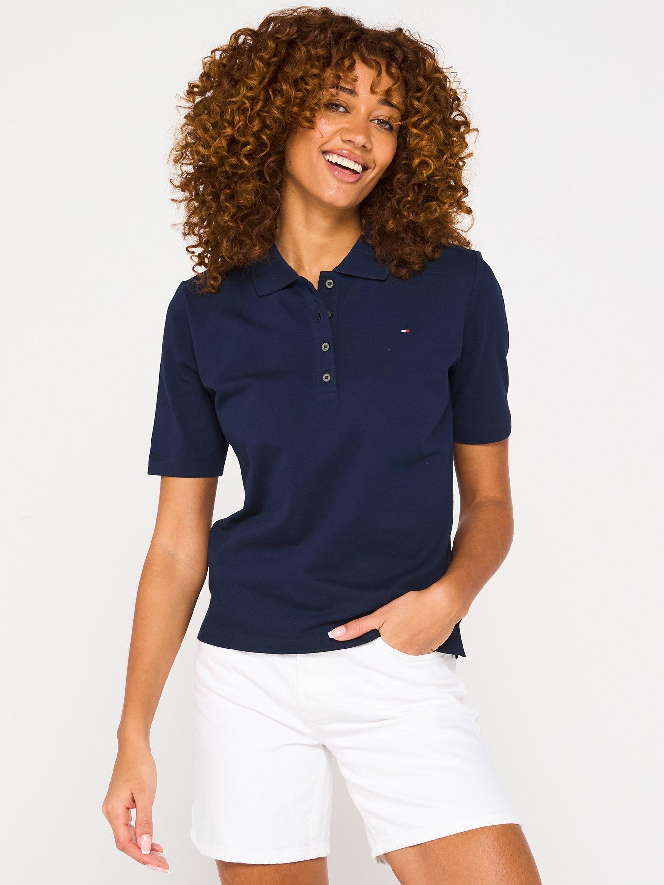 undefined Slim Fit Polo Top - Navy
