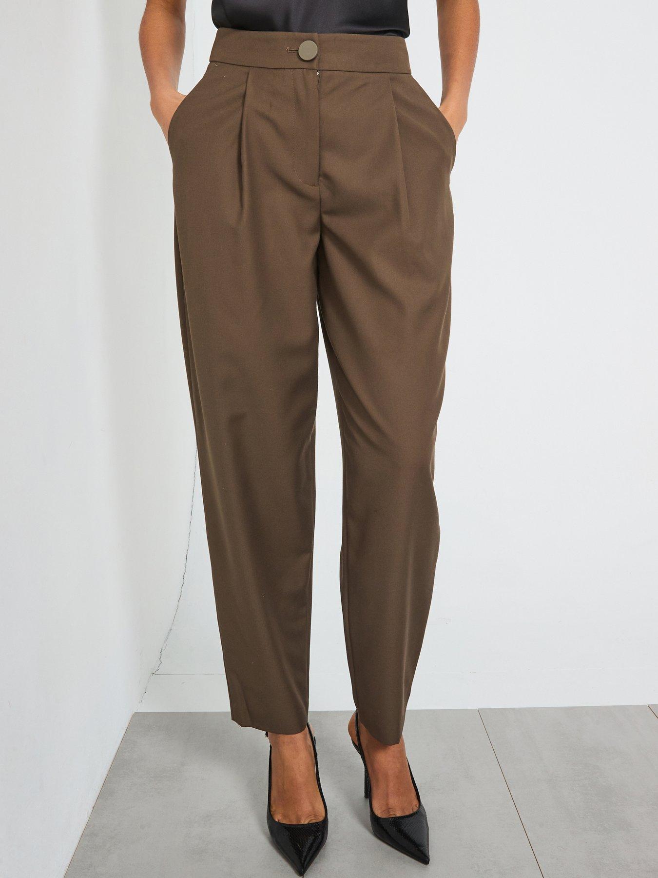 Trousers | Main Collection | Armani Exchange | Brown | Women