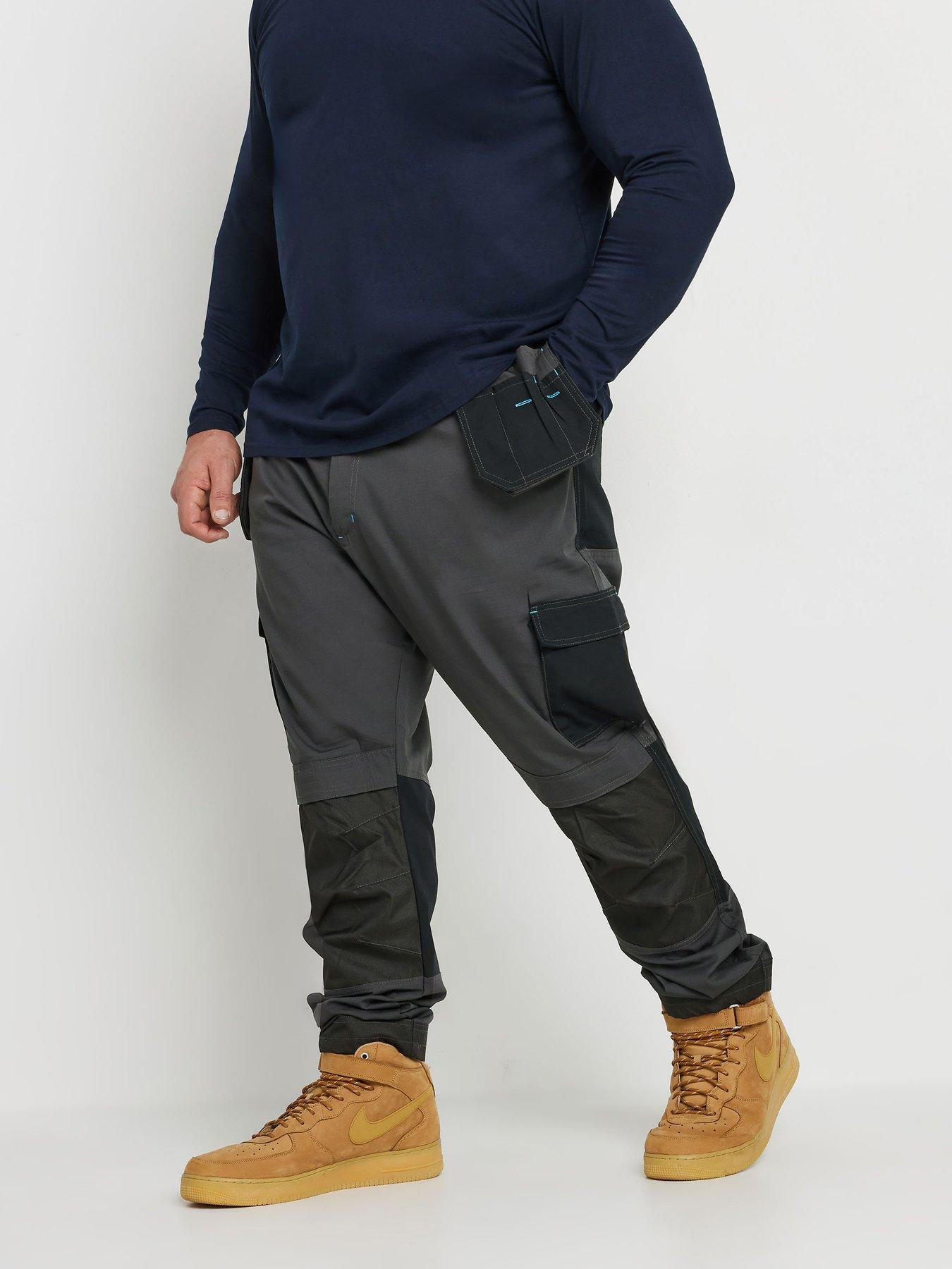 Badrhino Workwear Cargo Trousers - Black