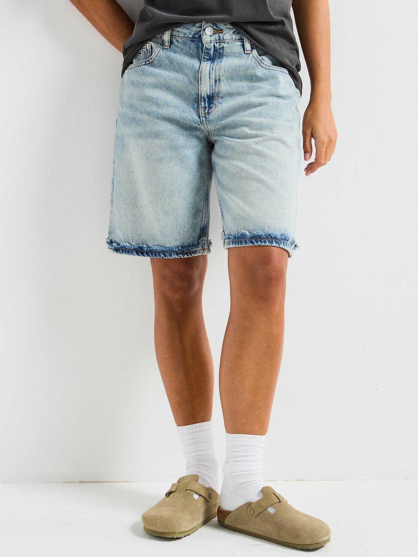 Tommy Jeans Mia Relaxed Fit Bermuda Short - Blue