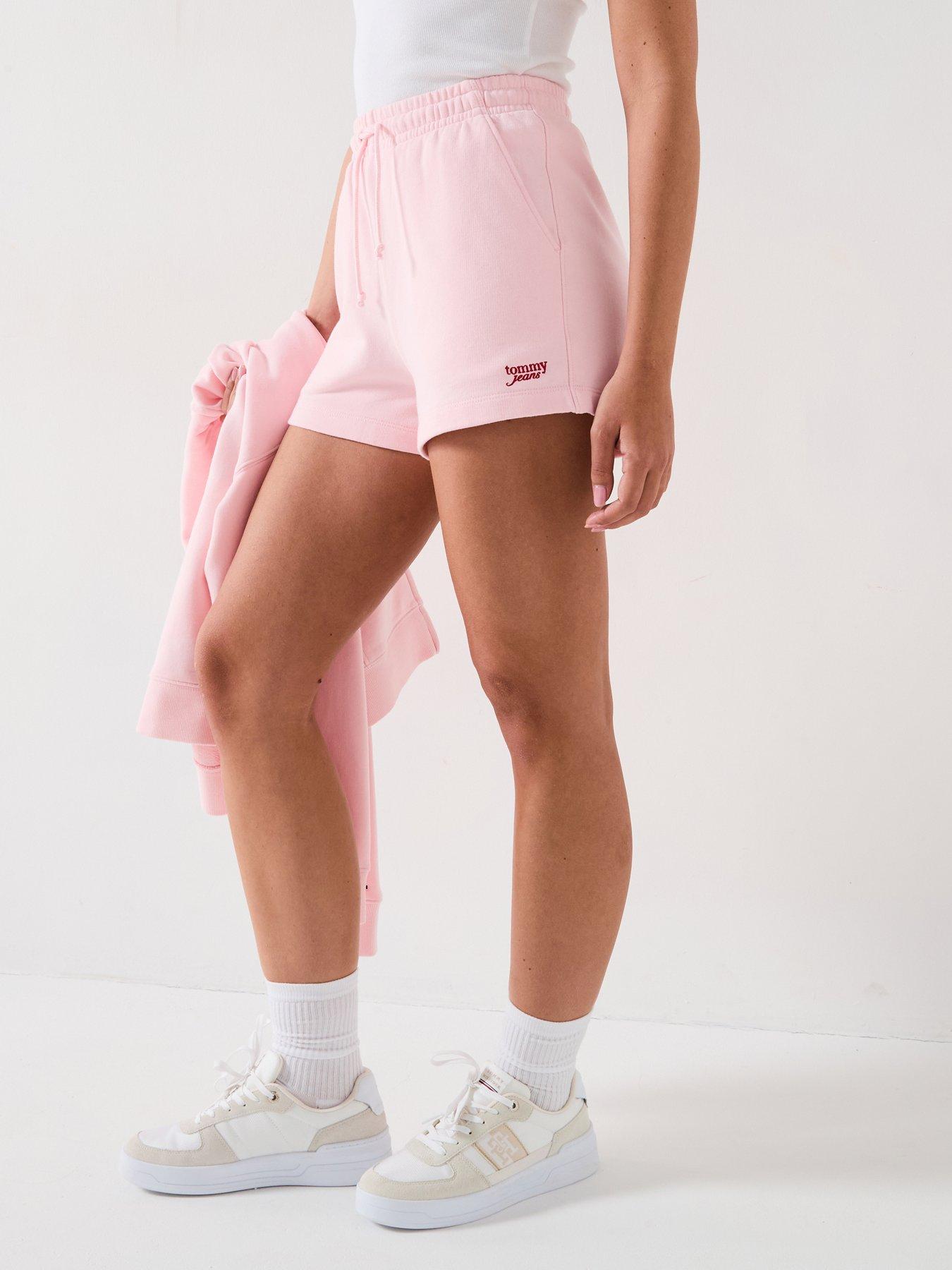 undefined Script Logo Shorts - Pink