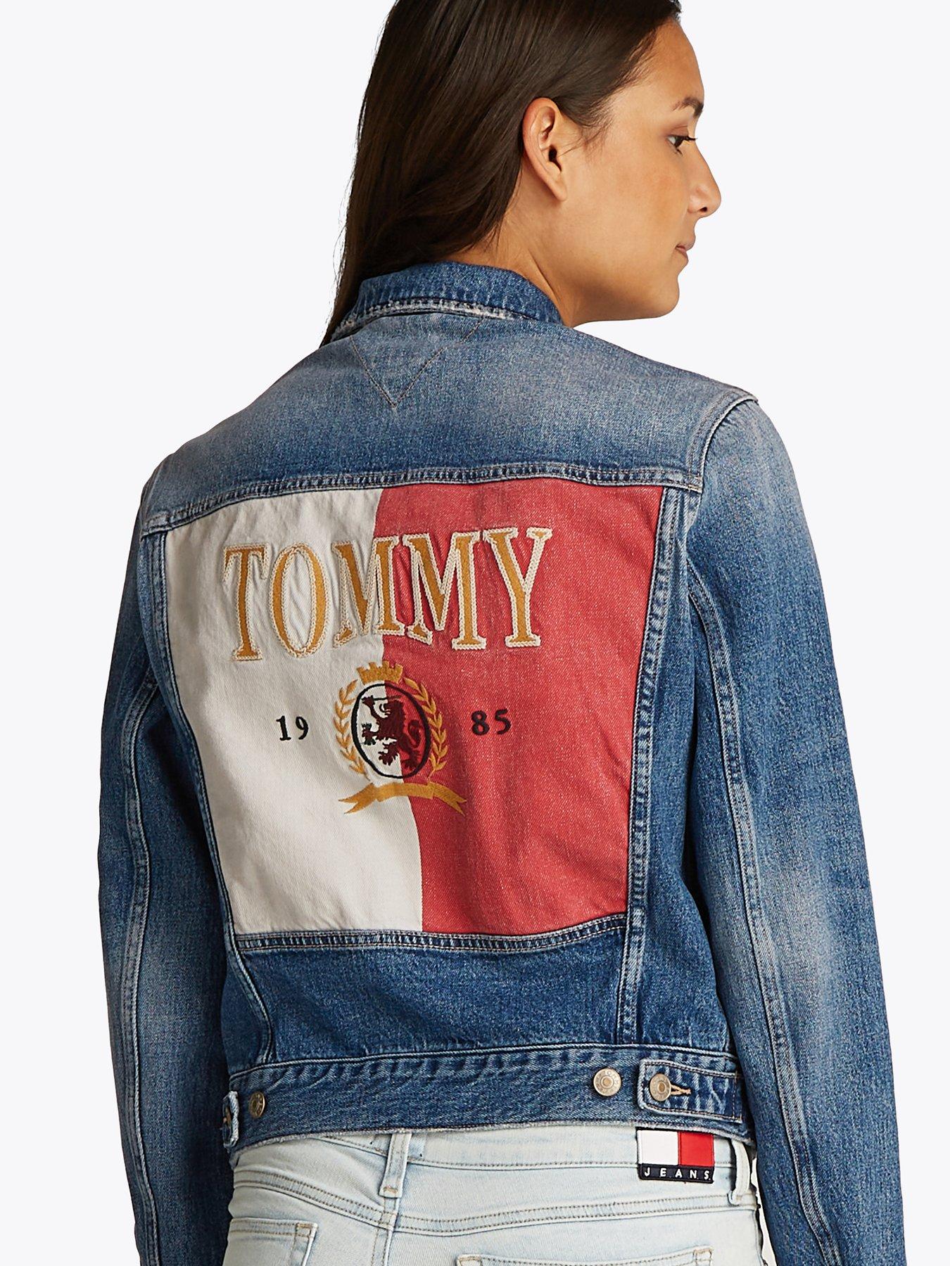 Image 2 of 6 of Tommy Jeans Classic Trucker Denim Jacket - Blue