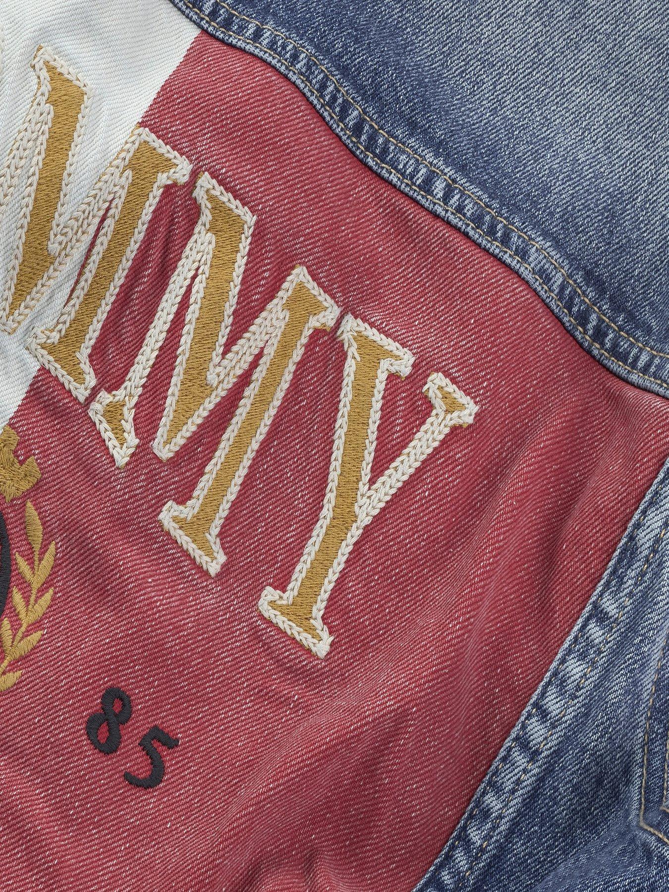 Image 6 of 6 of Tommy Jeans Classic Trucker Denim Jacket - Blue