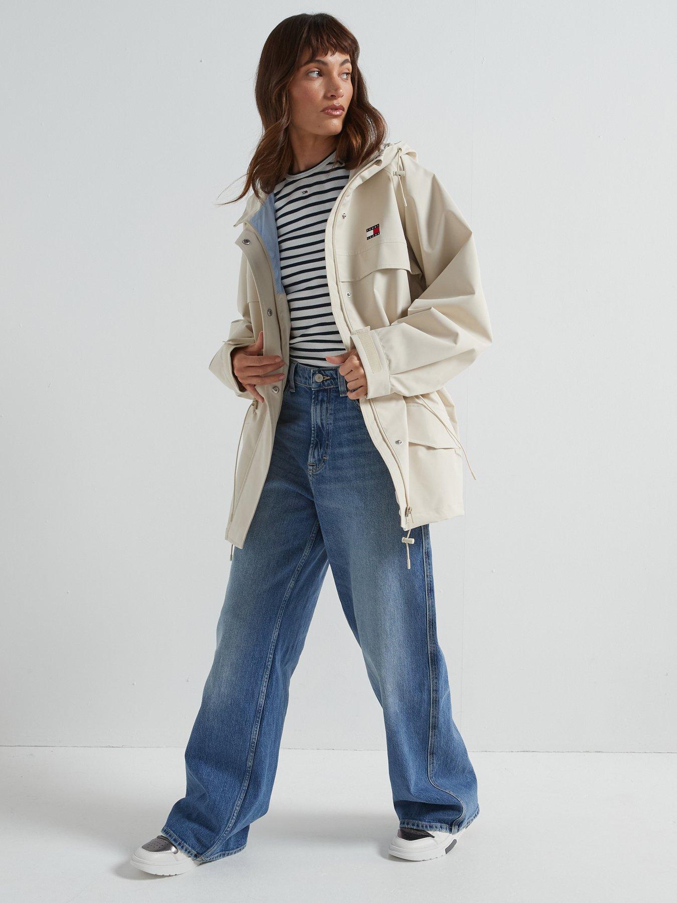Image 3 of 6 of Tommy Jeans Logo Technical Jacket - Beige