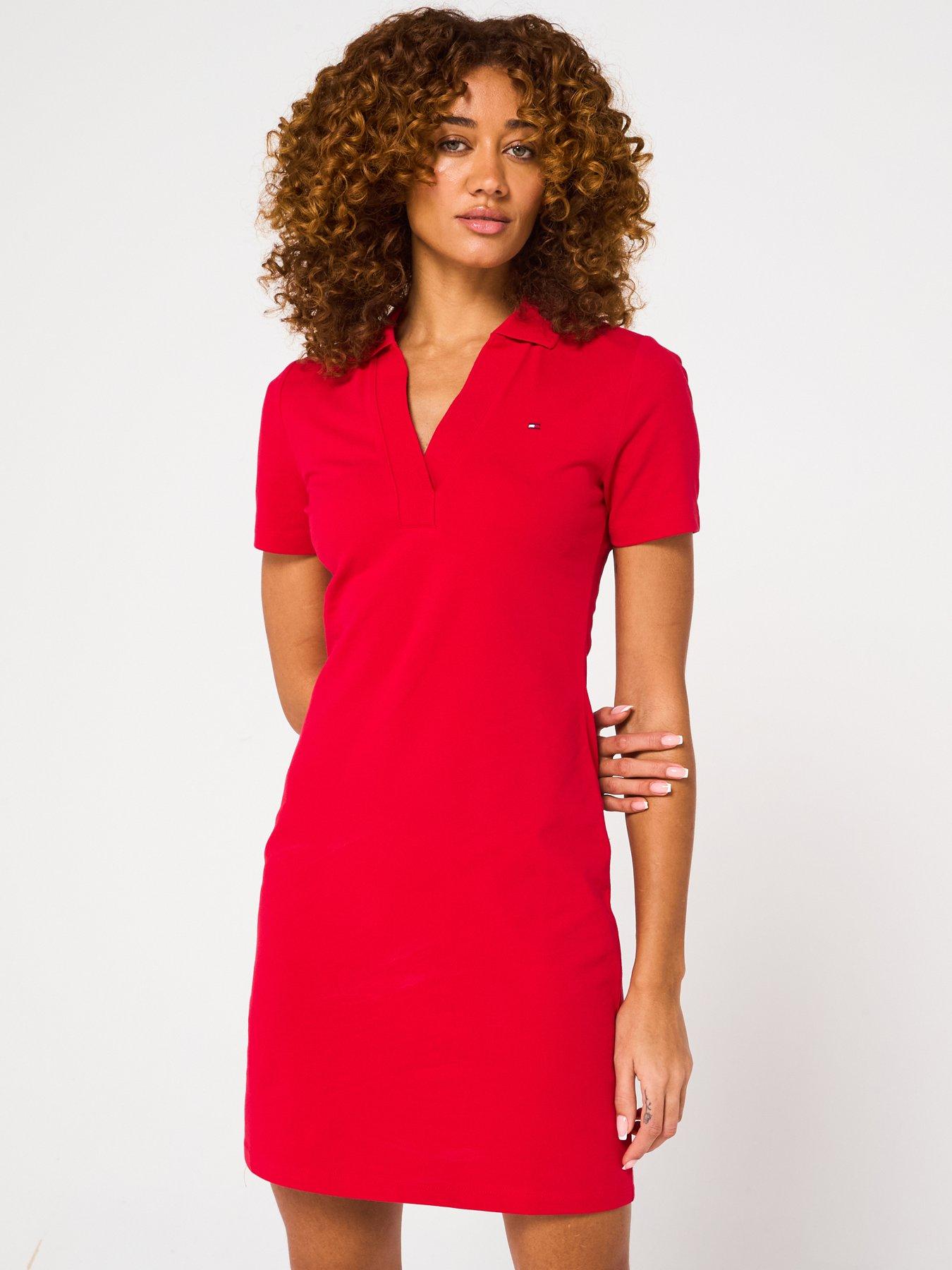 undefined Polo Mini Dress - Red