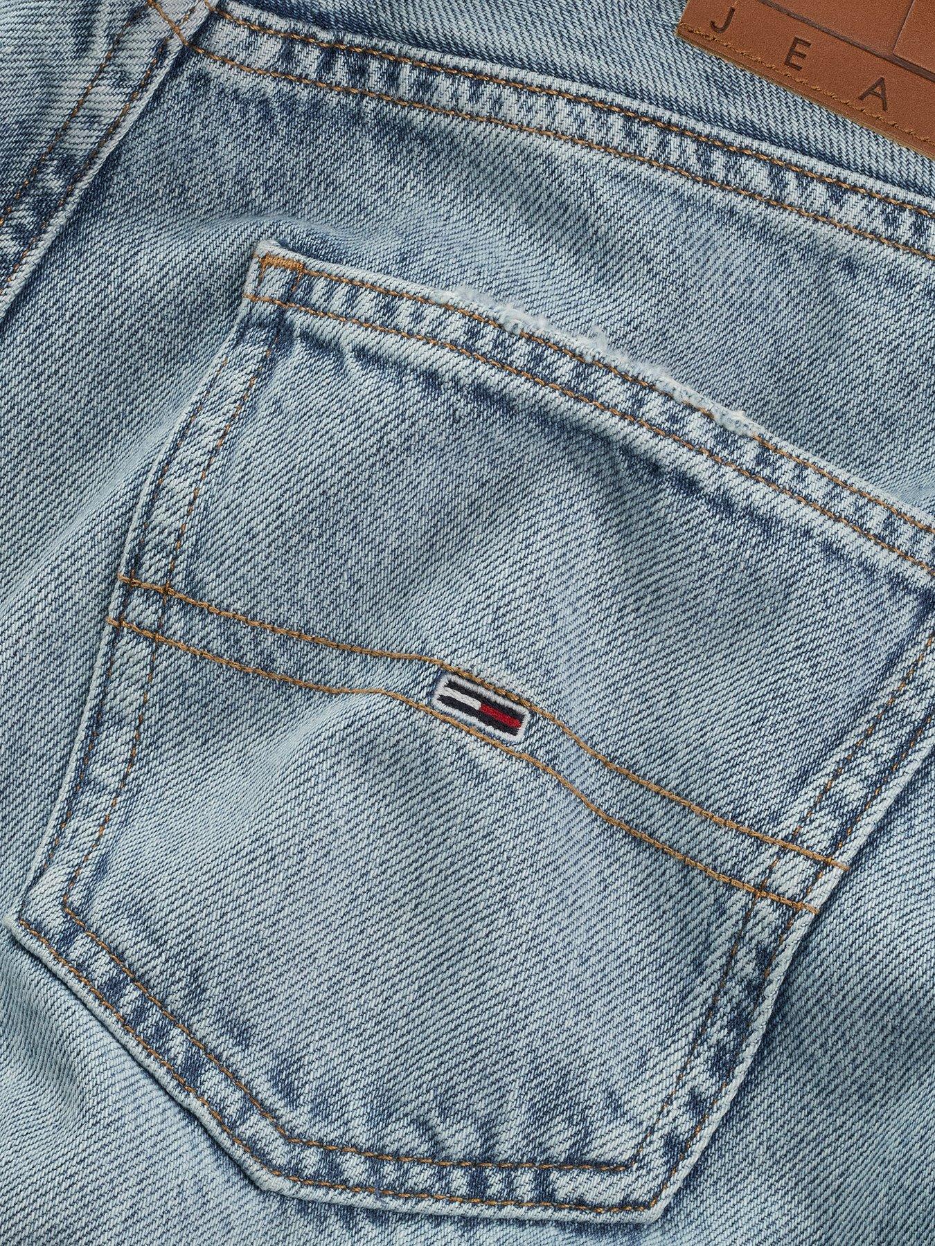 Image 6 of 6 of Tommy Jeans Layla High Rise Straight Leg Jean - Blue