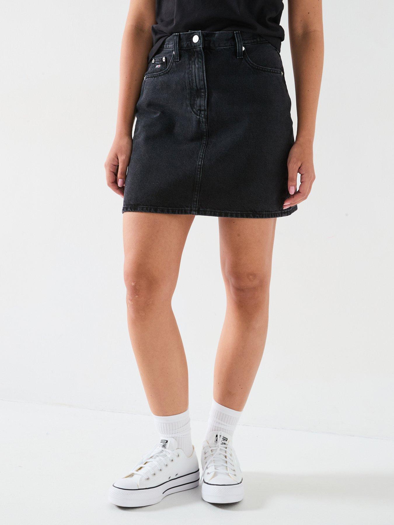 Tommy Jeans Mom Skirt - Black