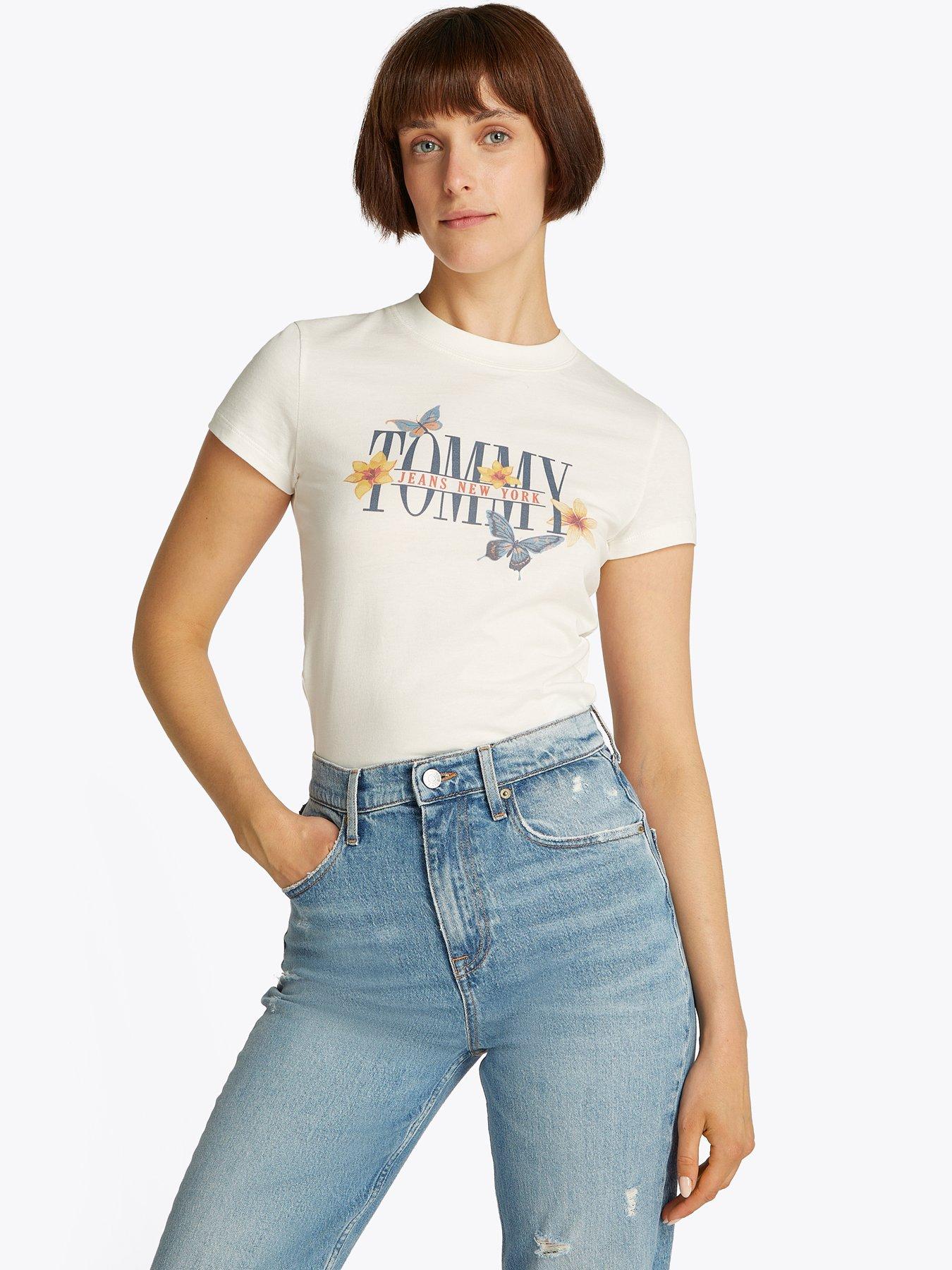 undefined Butterfly Logo T-shirt - White