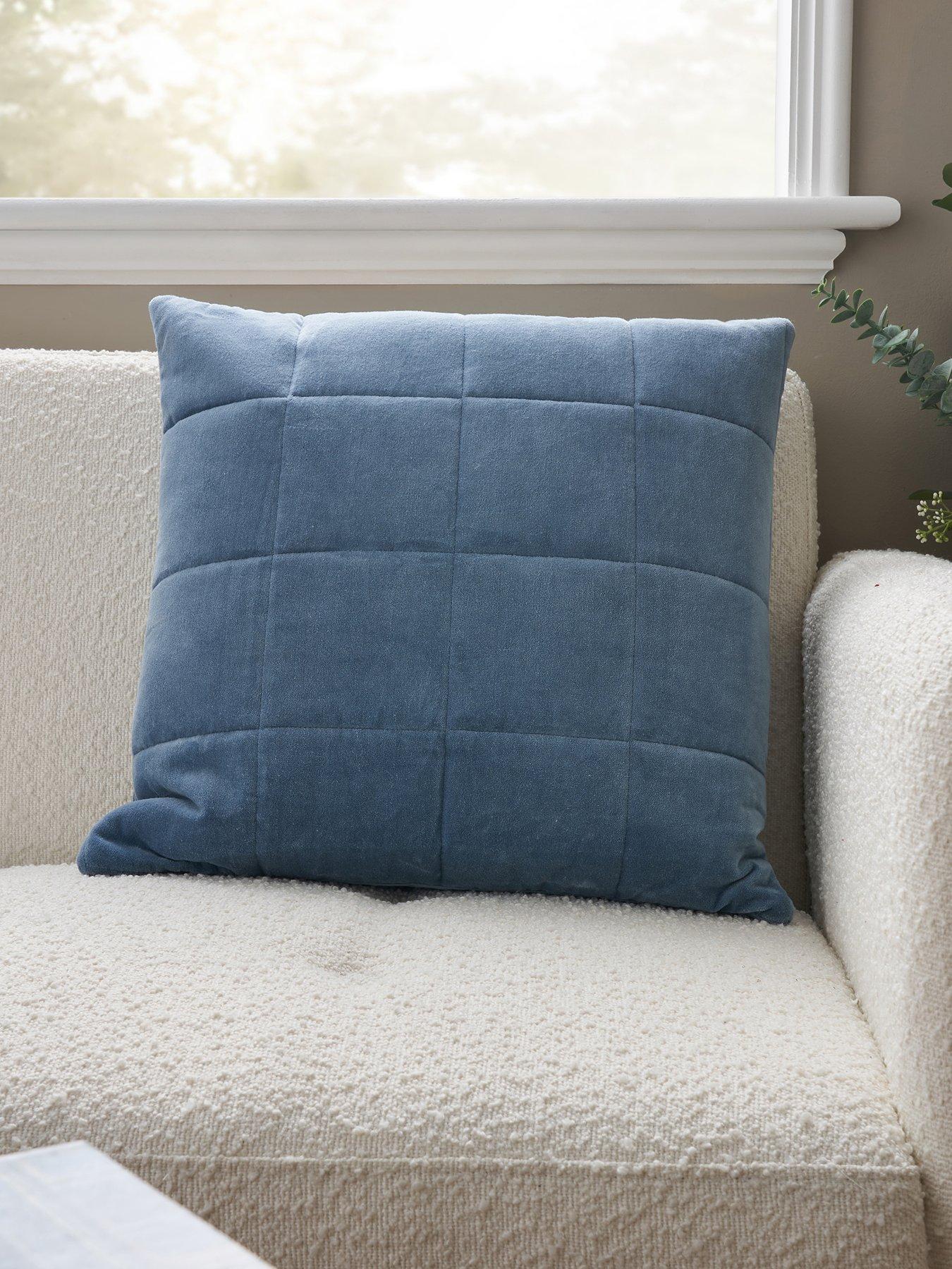 Very Home Square Stitch Quilted Cushion
