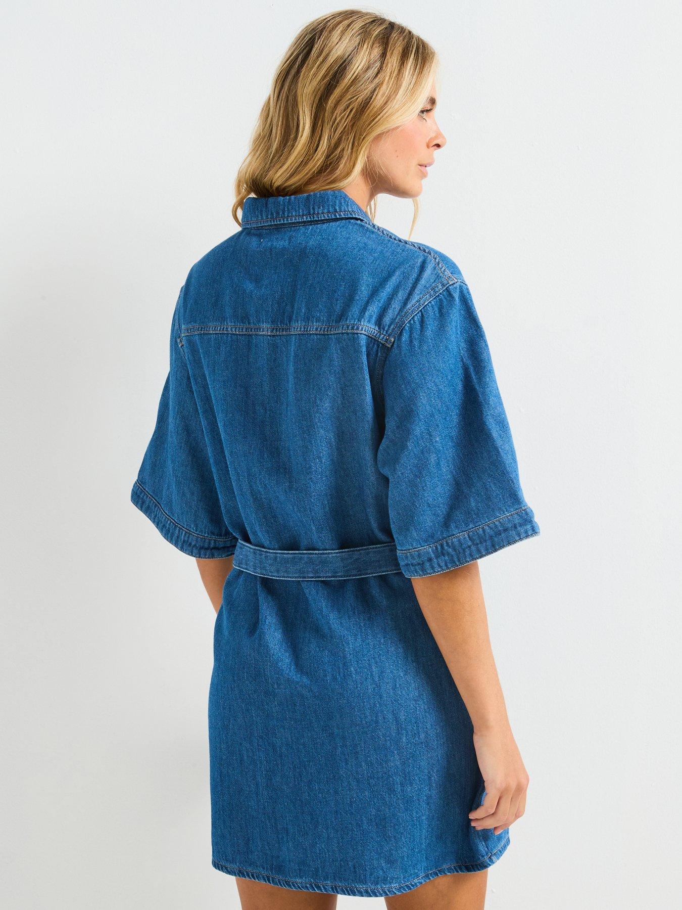 calvin-klein-jeans-denim-mini-shirt-dress-blue-very