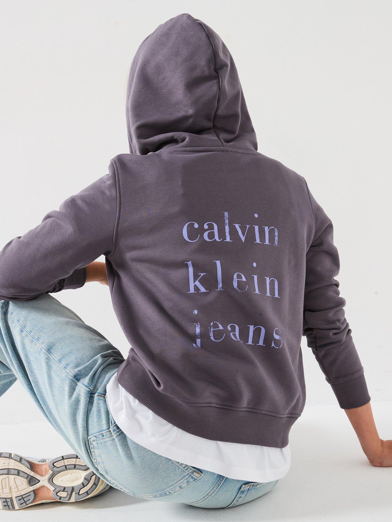 undefined Graphic Back Hoodie - Grey
