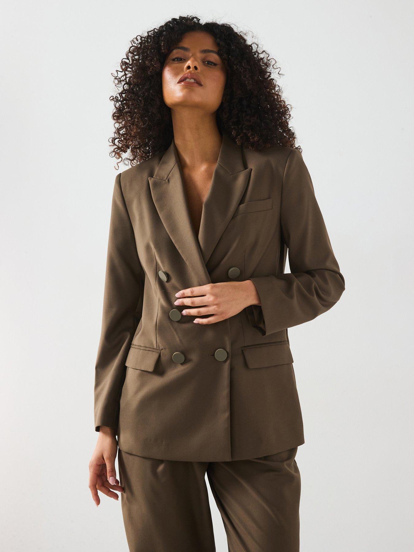 Armani Exchange Blazer - Khaki - Brown