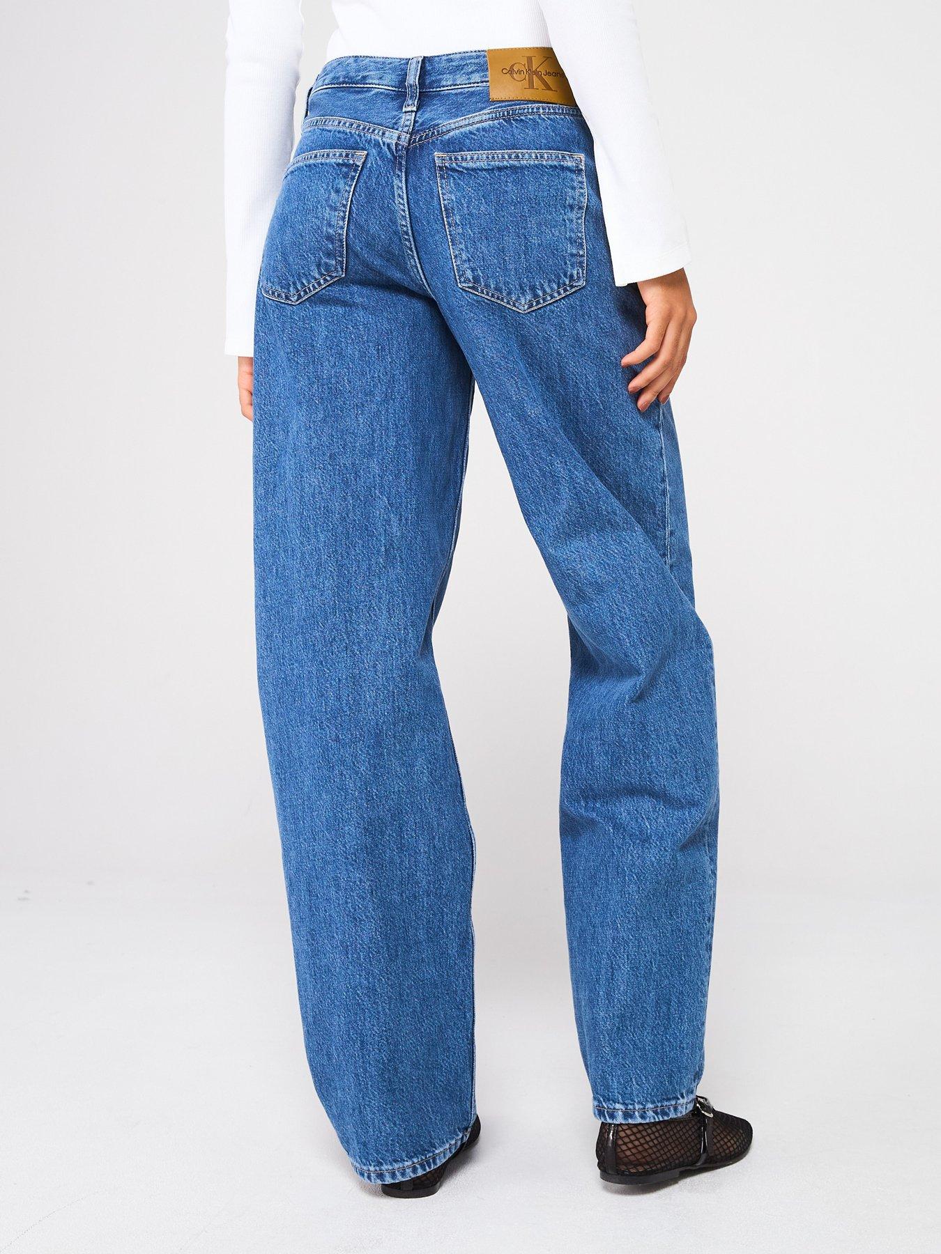 Image 2 of 6 of Calvin Klein Jeans 90's Loose Straight Jean - Blue