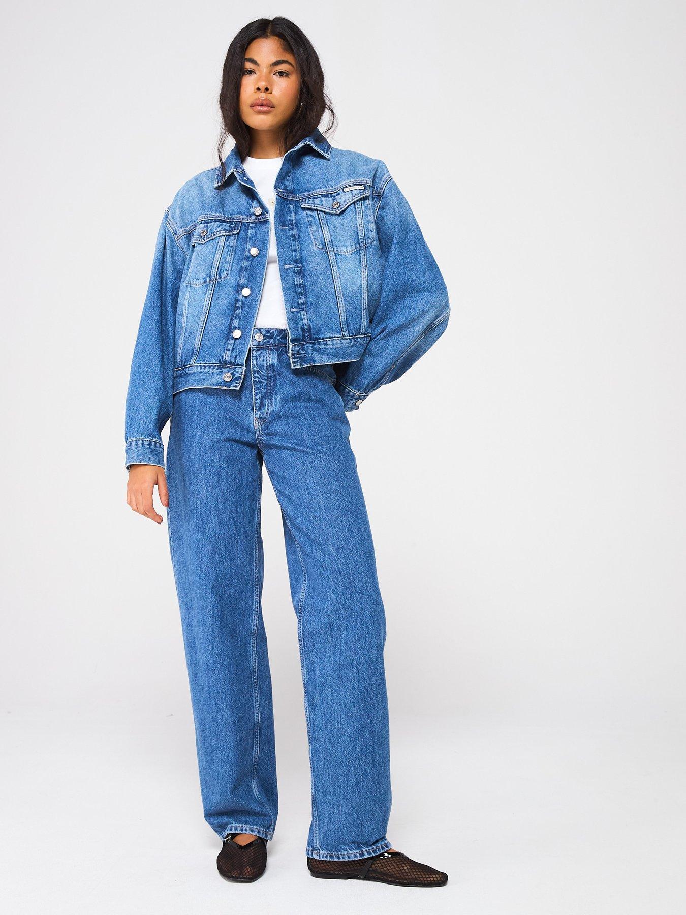 Image 3 of 6 of Calvin Klein Jeans 90's Loose Straight Jean - Blue