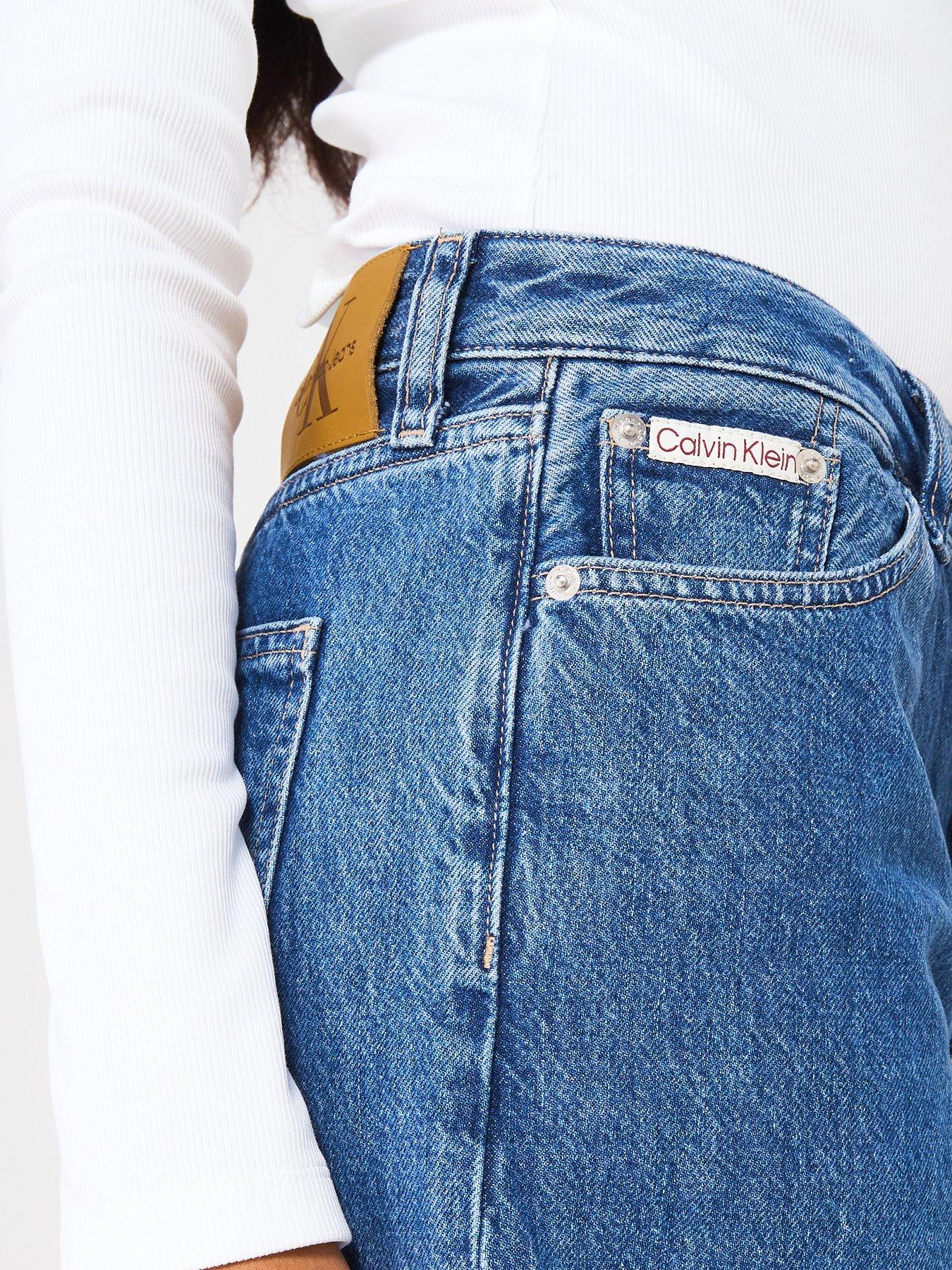 Image 4 of 6 of Calvin Klein Jeans 90's Loose Straight Jean - Blue