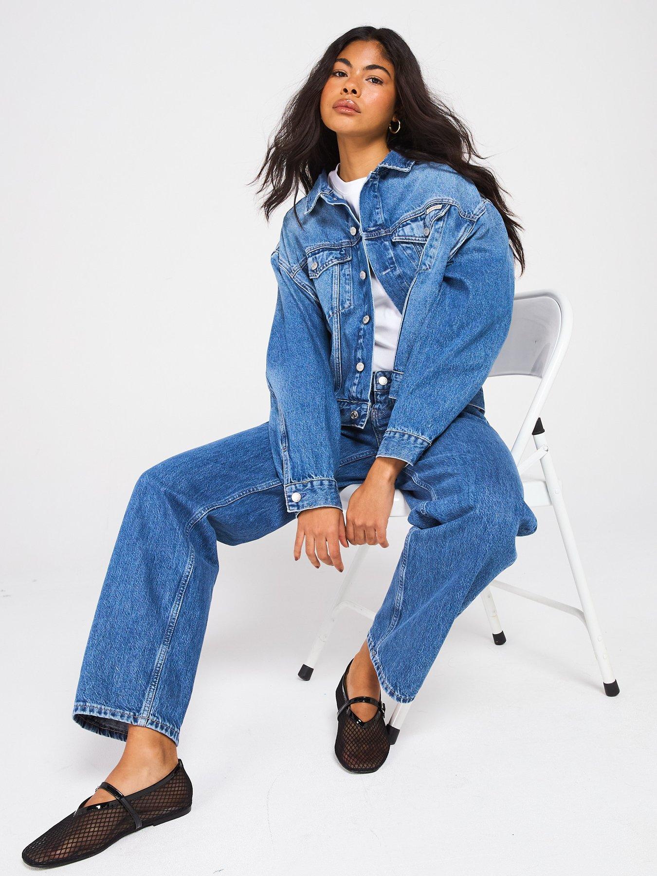 Image 5 of 6 of Calvin Klein Jeans 90's Loose Straight Jean - Blue