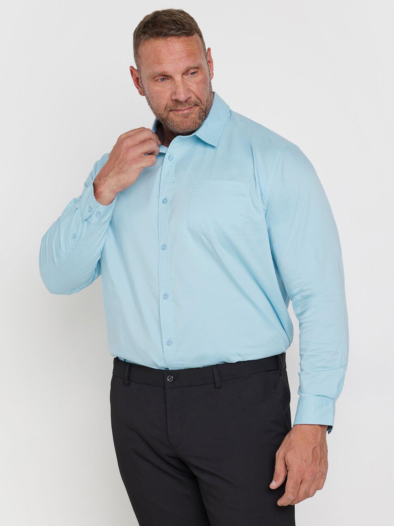undefined Long Sleeve Poly Lycra Shirt - Blue