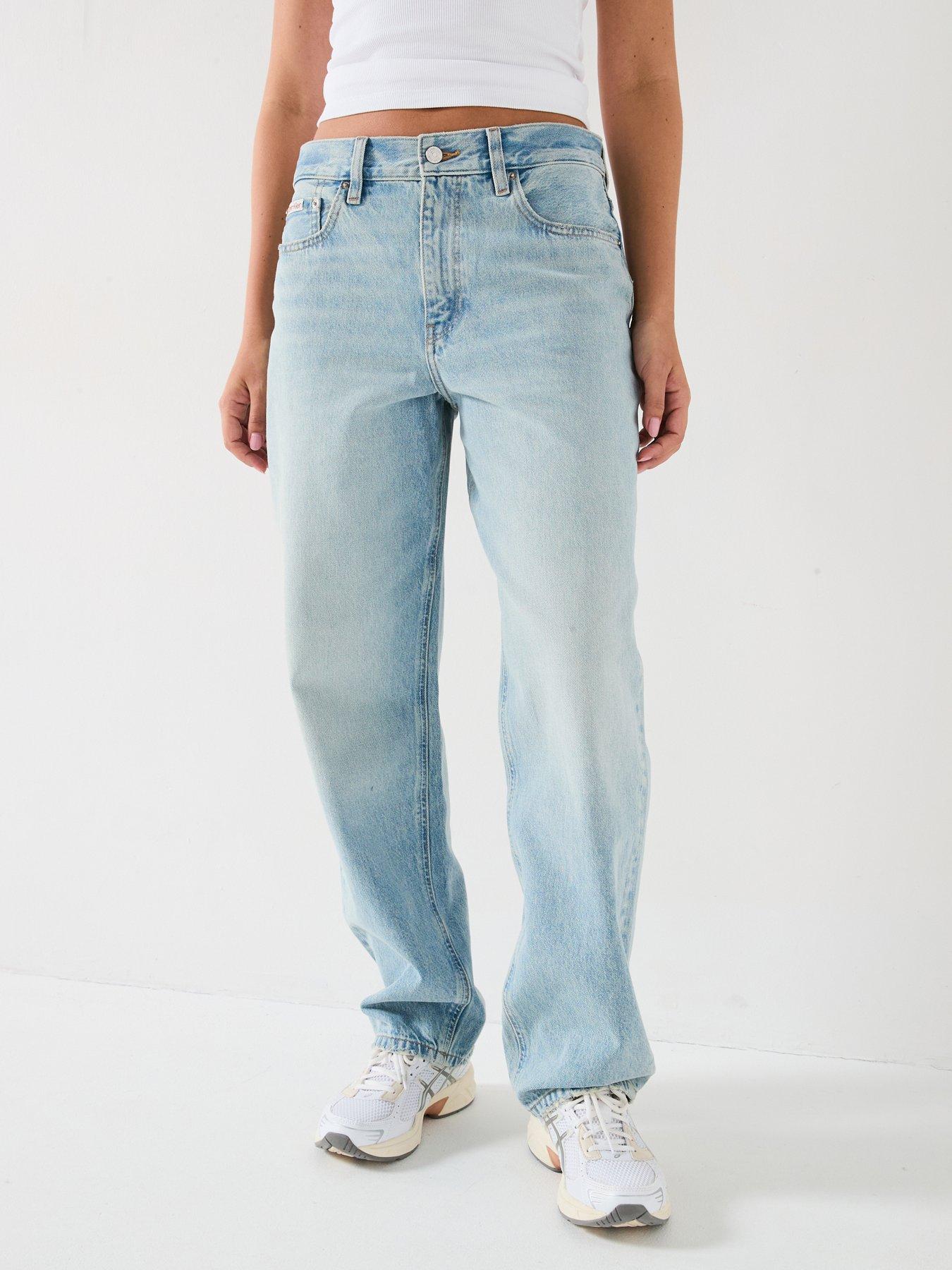 undefined 90s Loose Straight Jeans - Blue