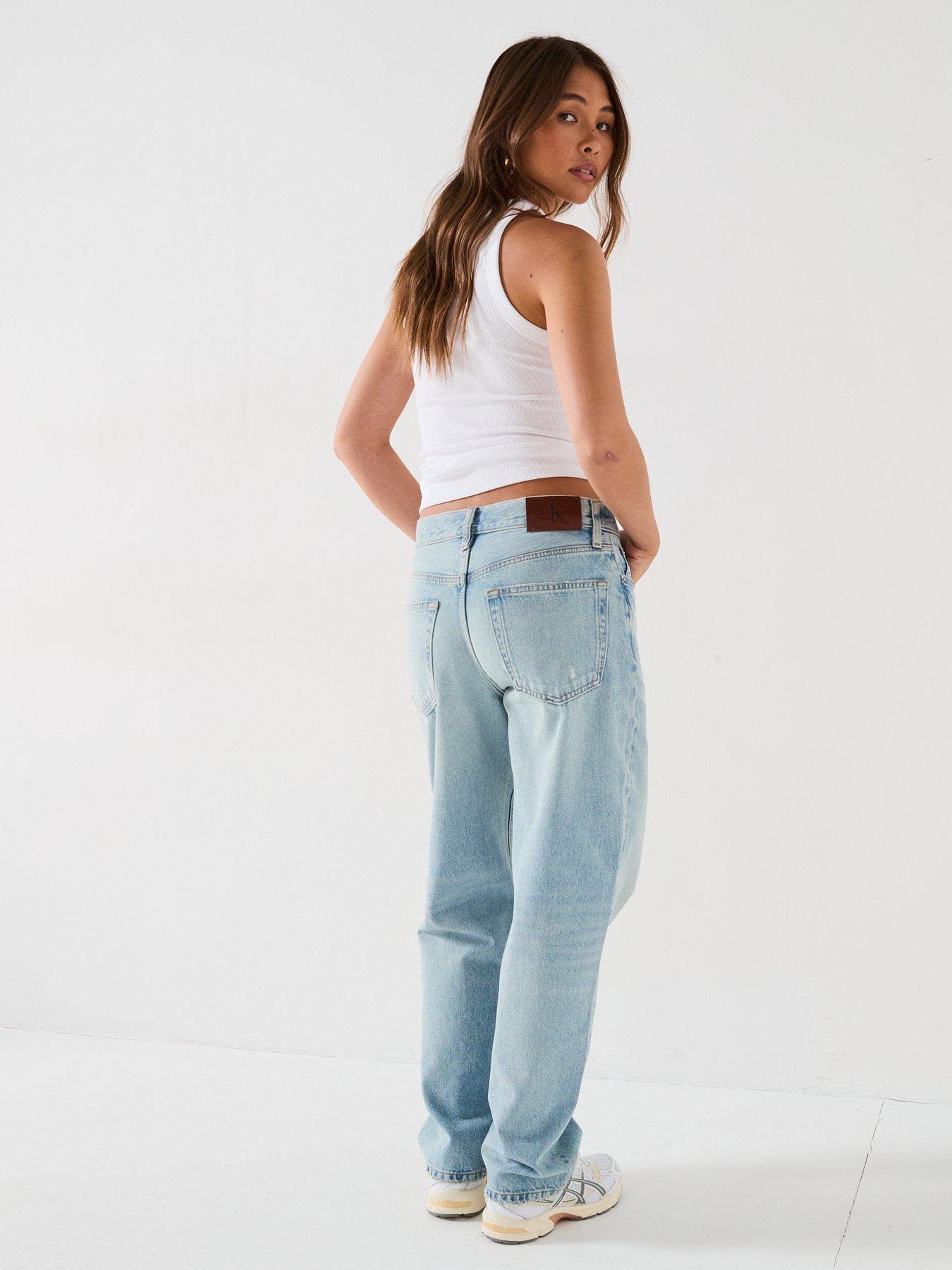 Calvin Klein Jeans 90s Loose Straight Jeans Blue Very