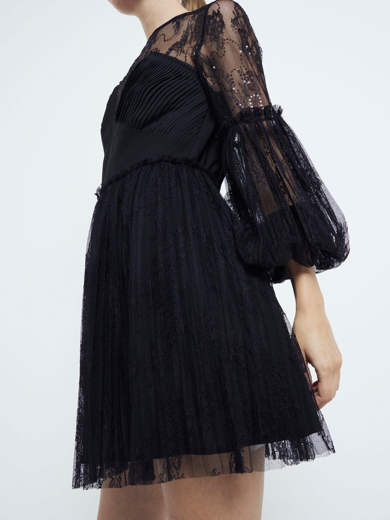 River Island Lace Hybrid Dress - Black | Very