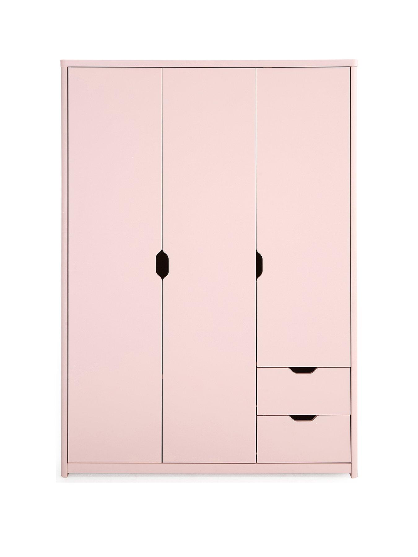 Image 2 of 7 of Very Home Aspen 3 Door, 2 Drawer Wardrobe - Pink