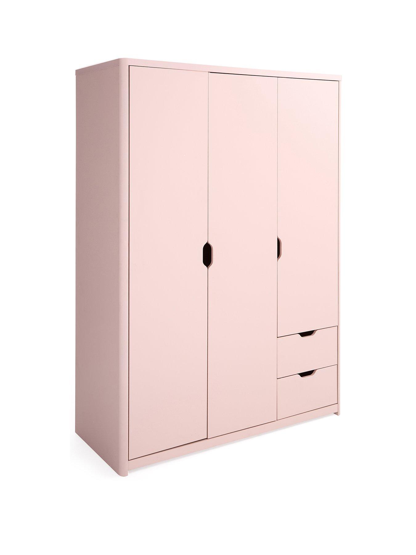 Image 3 of 7 of Very Home Aspen 3 Door, 2 Drawer Wardrobe - Pink