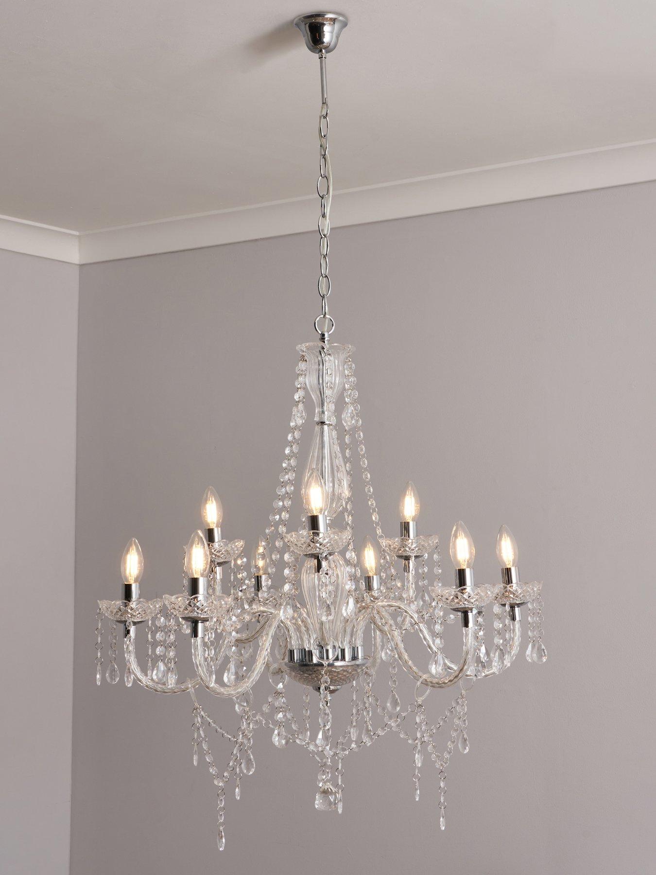 Product photograph of Bhs Charlotte 9 Light from very.co.uk